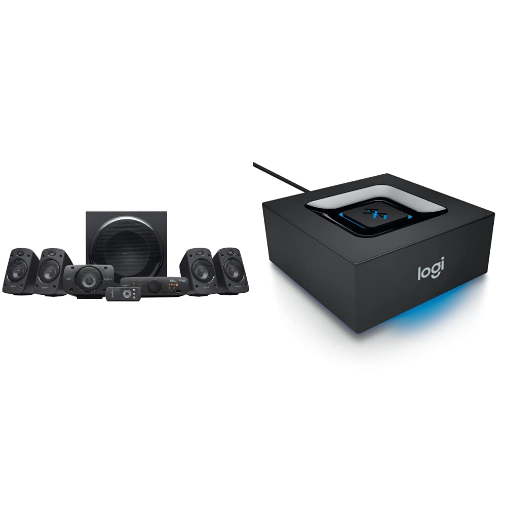 Logitech Z906 Surround Sound Speaker System Bundle