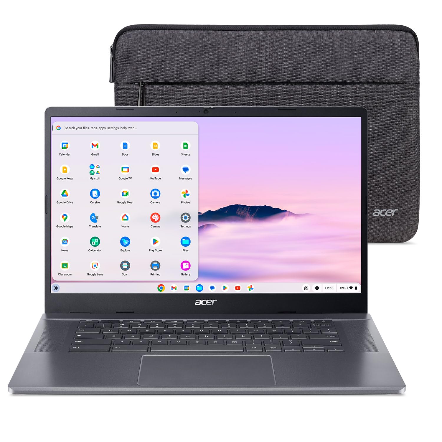 acer Chromebook Plus 515 (15.6-inch, 256GB, Gray)