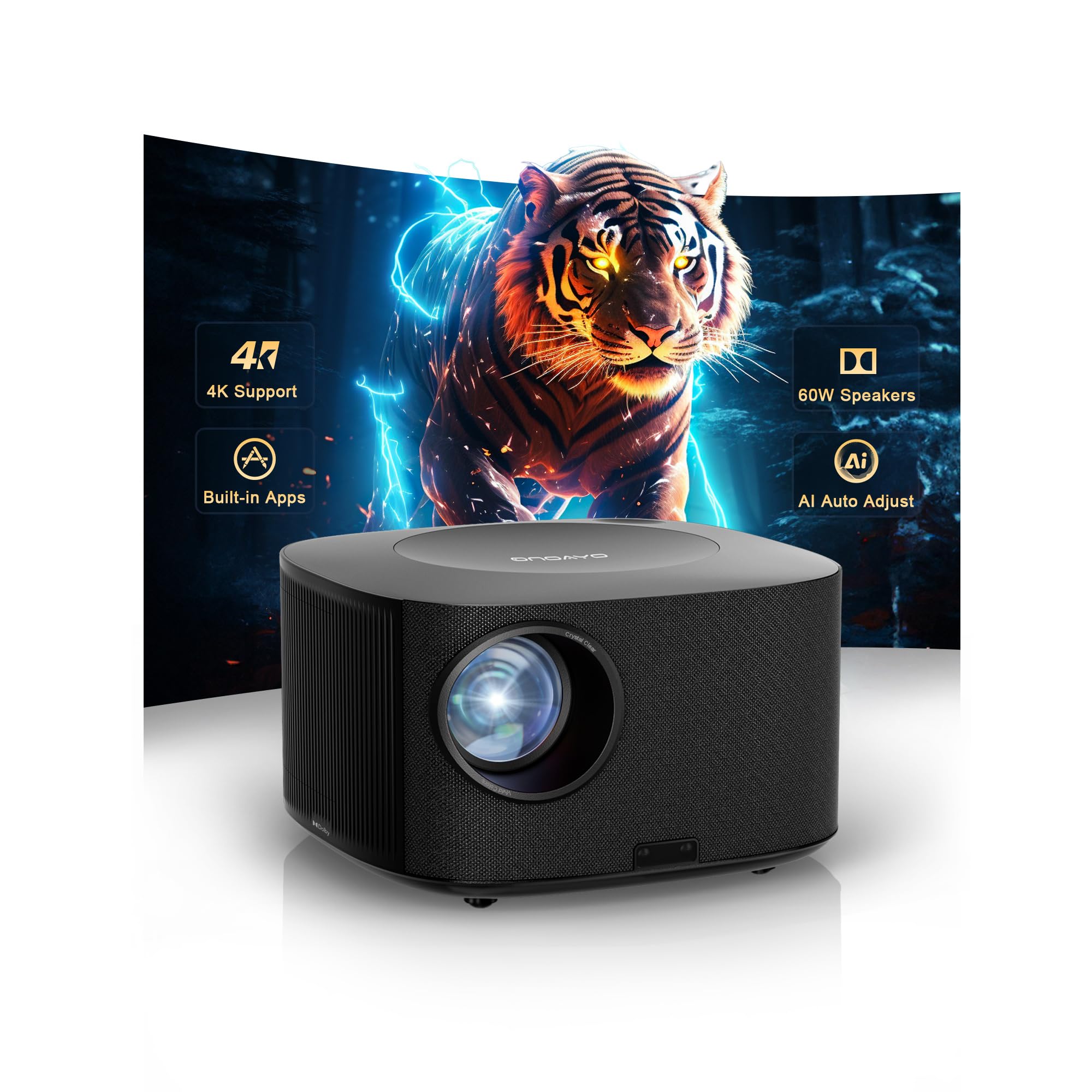 ONOAYO Outdoor-Projector-4K