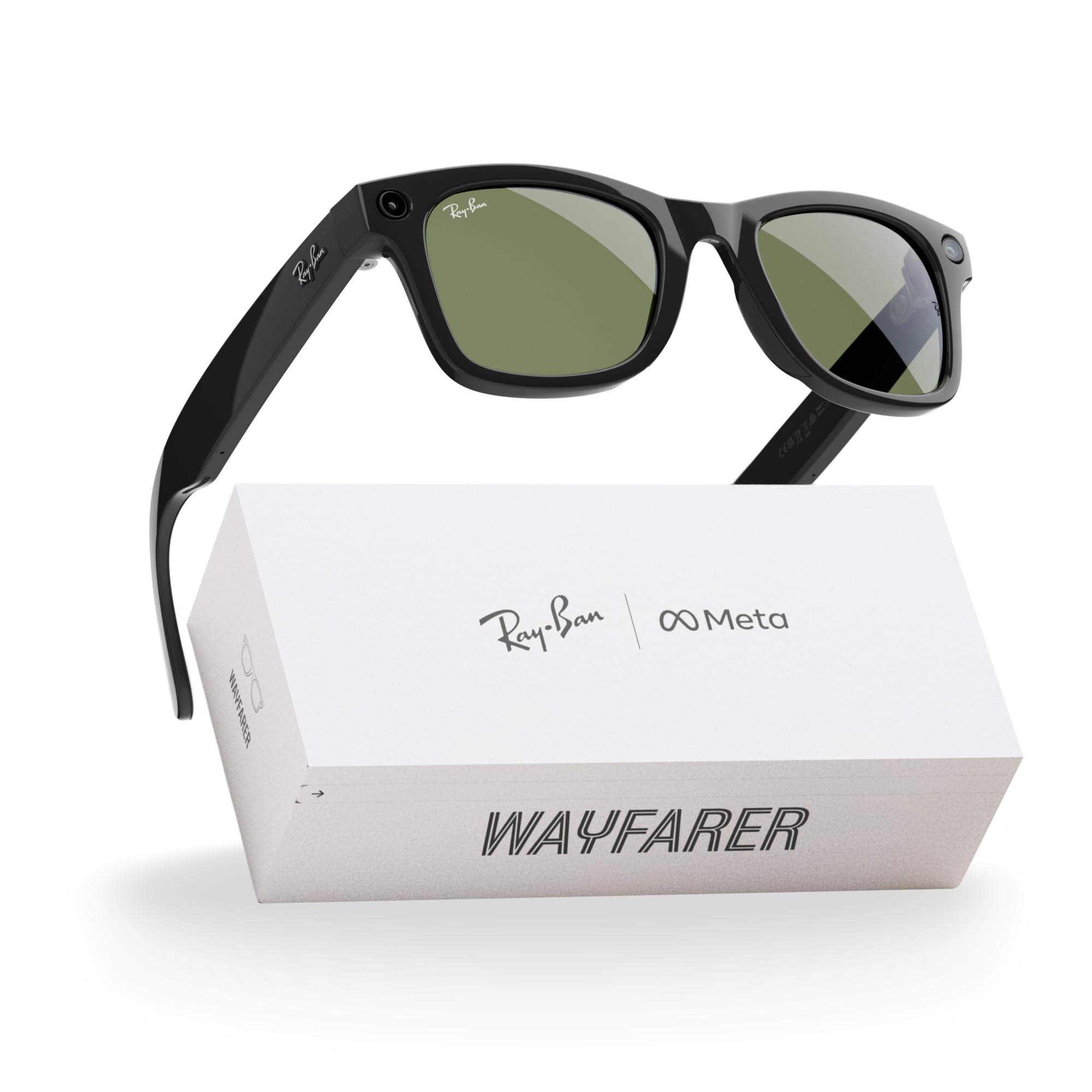 Ray-Ban Meta , Wayfarer, Shiny Black |