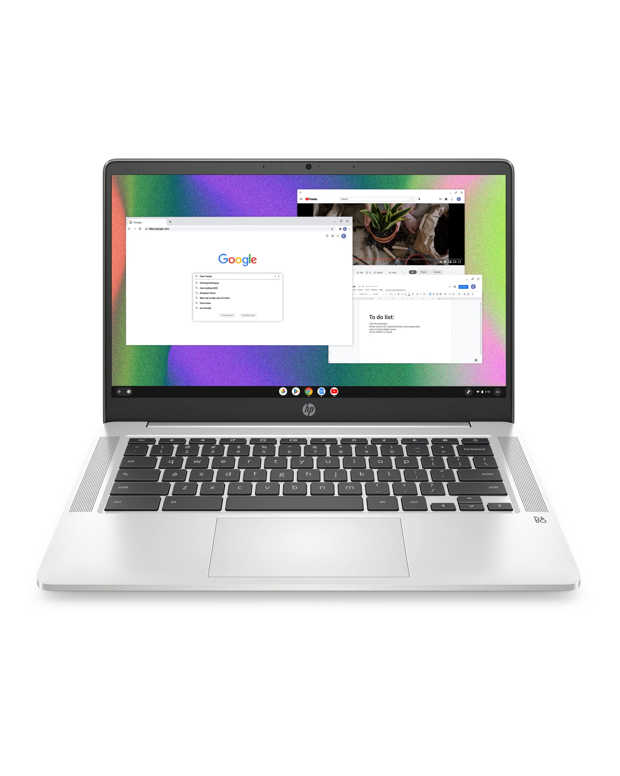 HP Chromebook 14 Laptop, Intel Celeron N4120