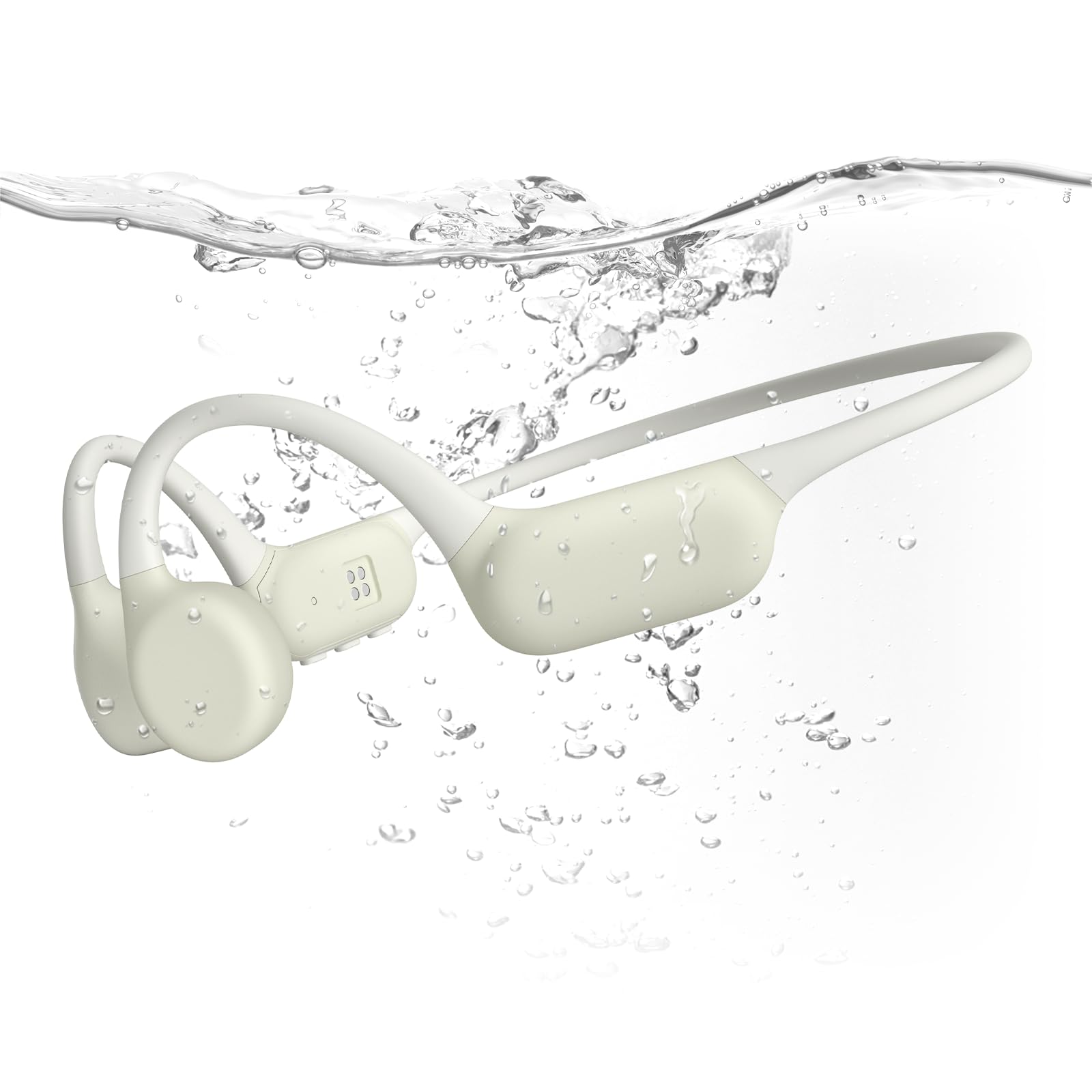 Bone Conduction Headphones, IPX8 Waterproof Swimming Headphones