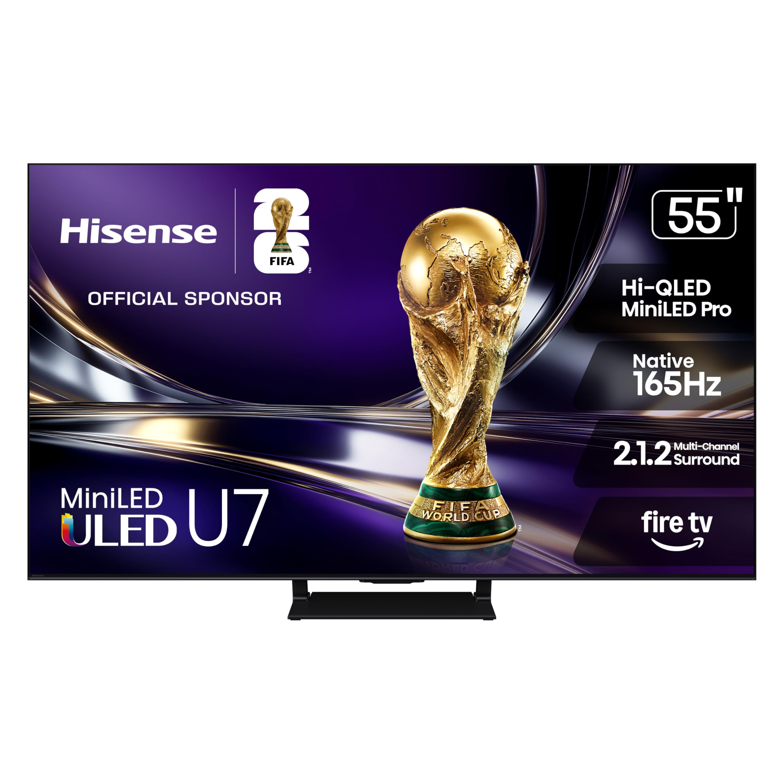 Hisense 55" U7 Mini-LED ULED 4K UHD (55-inch, Black)