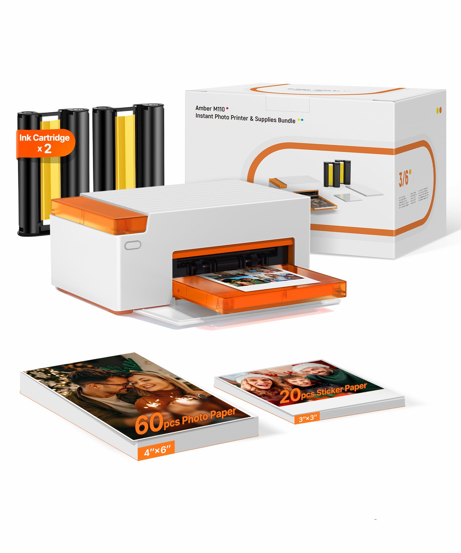 Liene Amber M110 Bluetooth Photo Printer 80