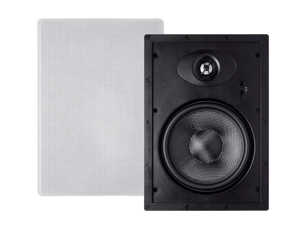 Monoprice 2-Way Carbon Fiber In-Wall Speakers -