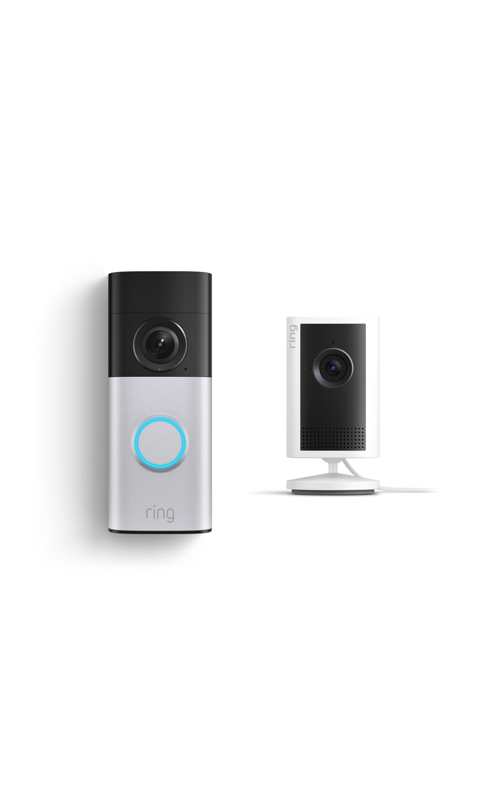 Ring Wired Doorbell Plus , Nickel Silver