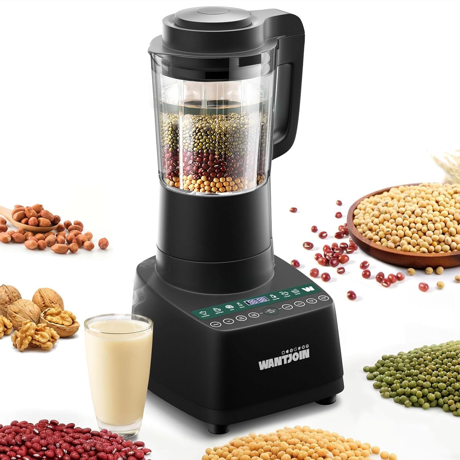 WantJoin Multifunctional Cooking Blender,High-Speed Countertop Blender 24000RPM