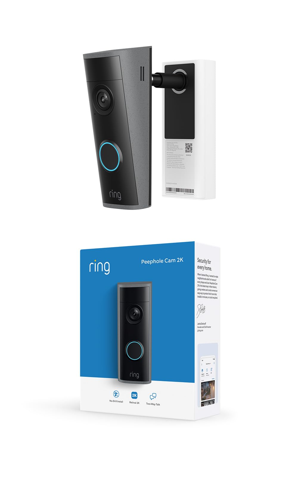 Ring Peephole Cam 2K