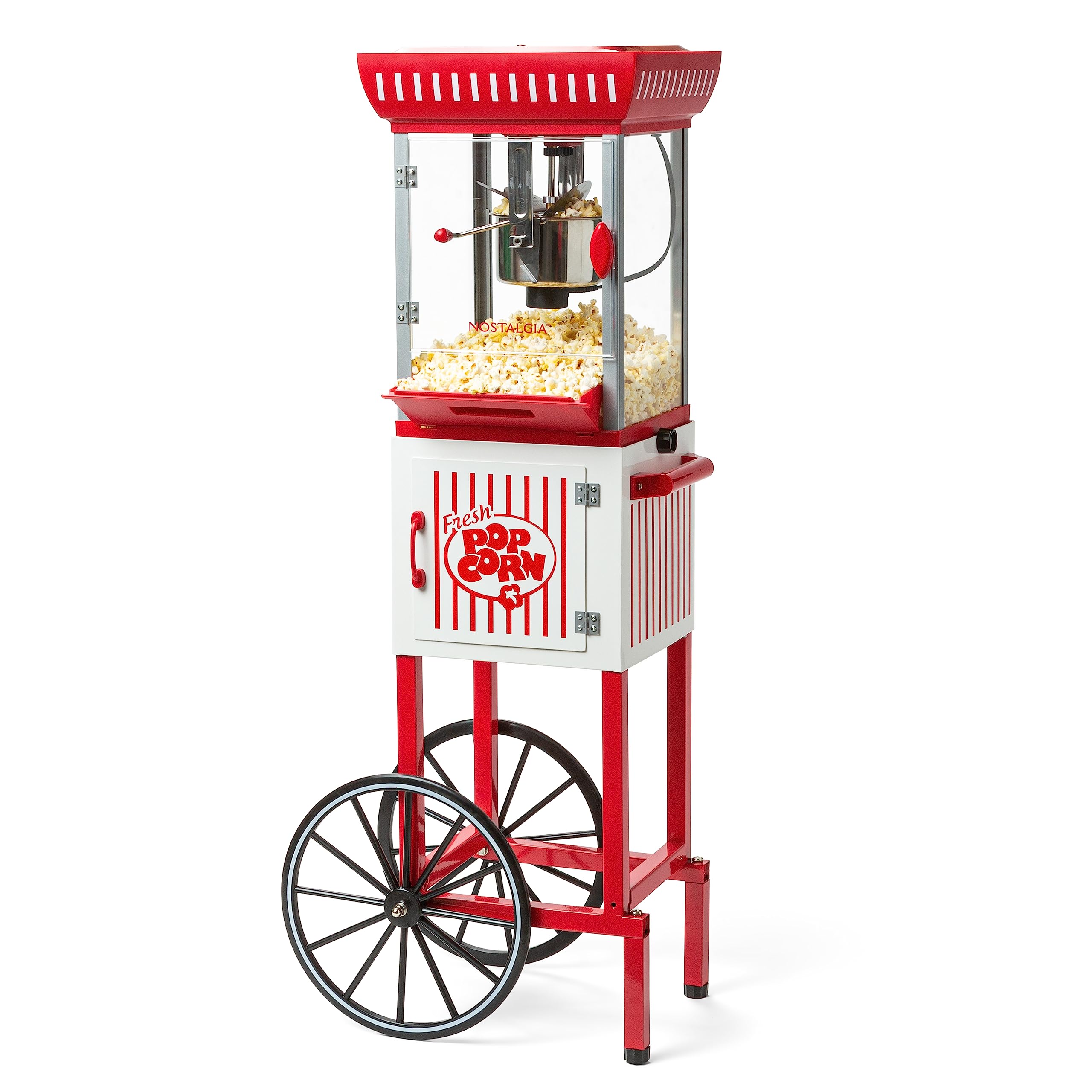 Nostalgia Popcorn Maker Machine - Professional Cart