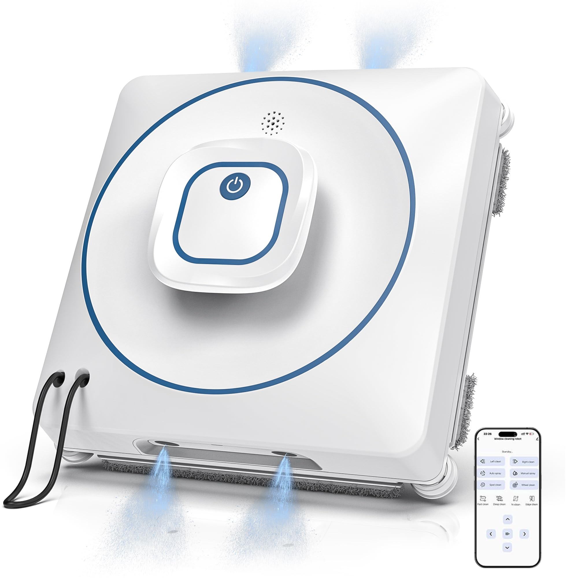 Window Cleaning Robot 8000Pa, Upgraded Dual Direction