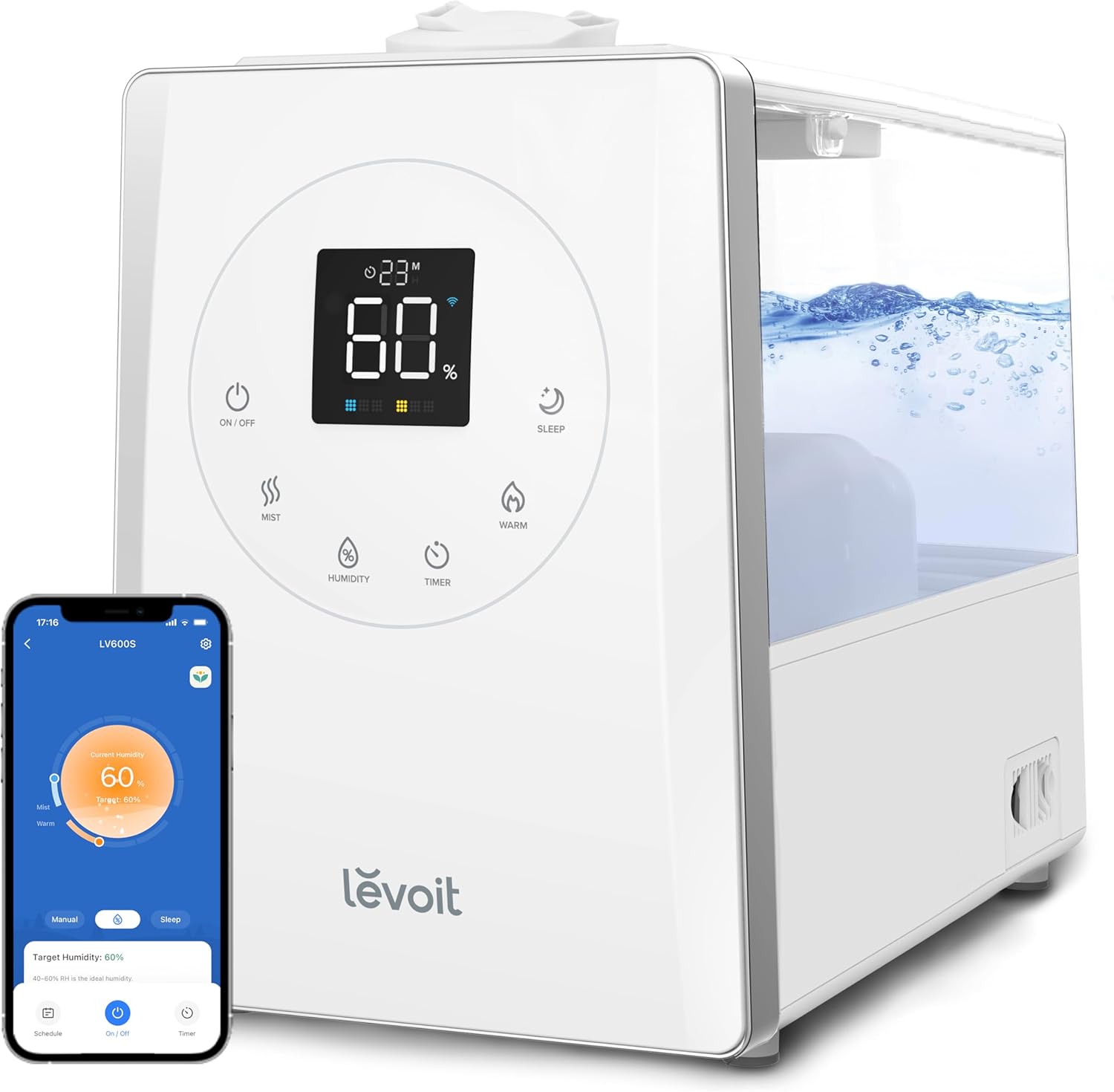 LEVOIT LV600S Smart Warm Cool Mist Humidifiers