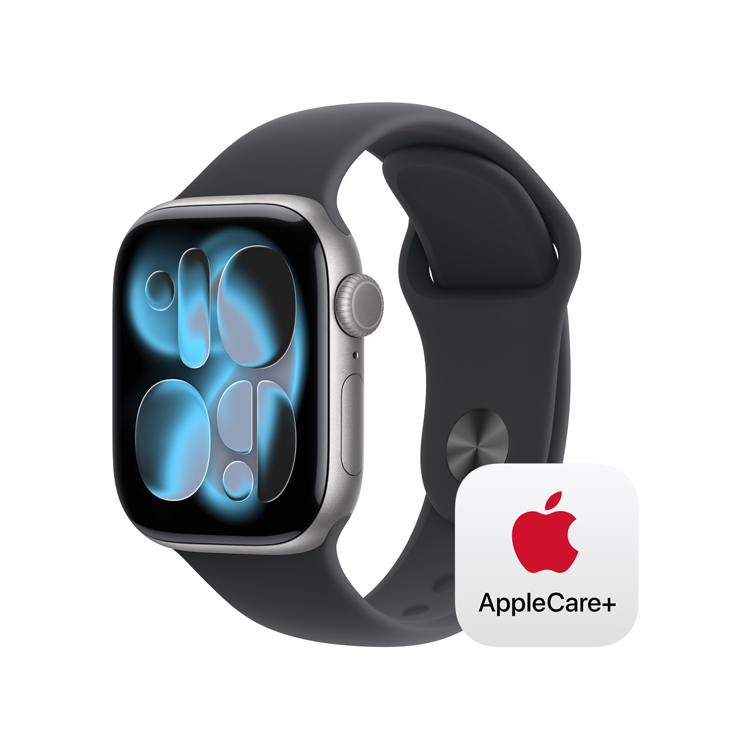 Apple Watch 11 [GPS 42mm] Smartwatch (Space Gray Aluminum Case w/ Black Sport Band)