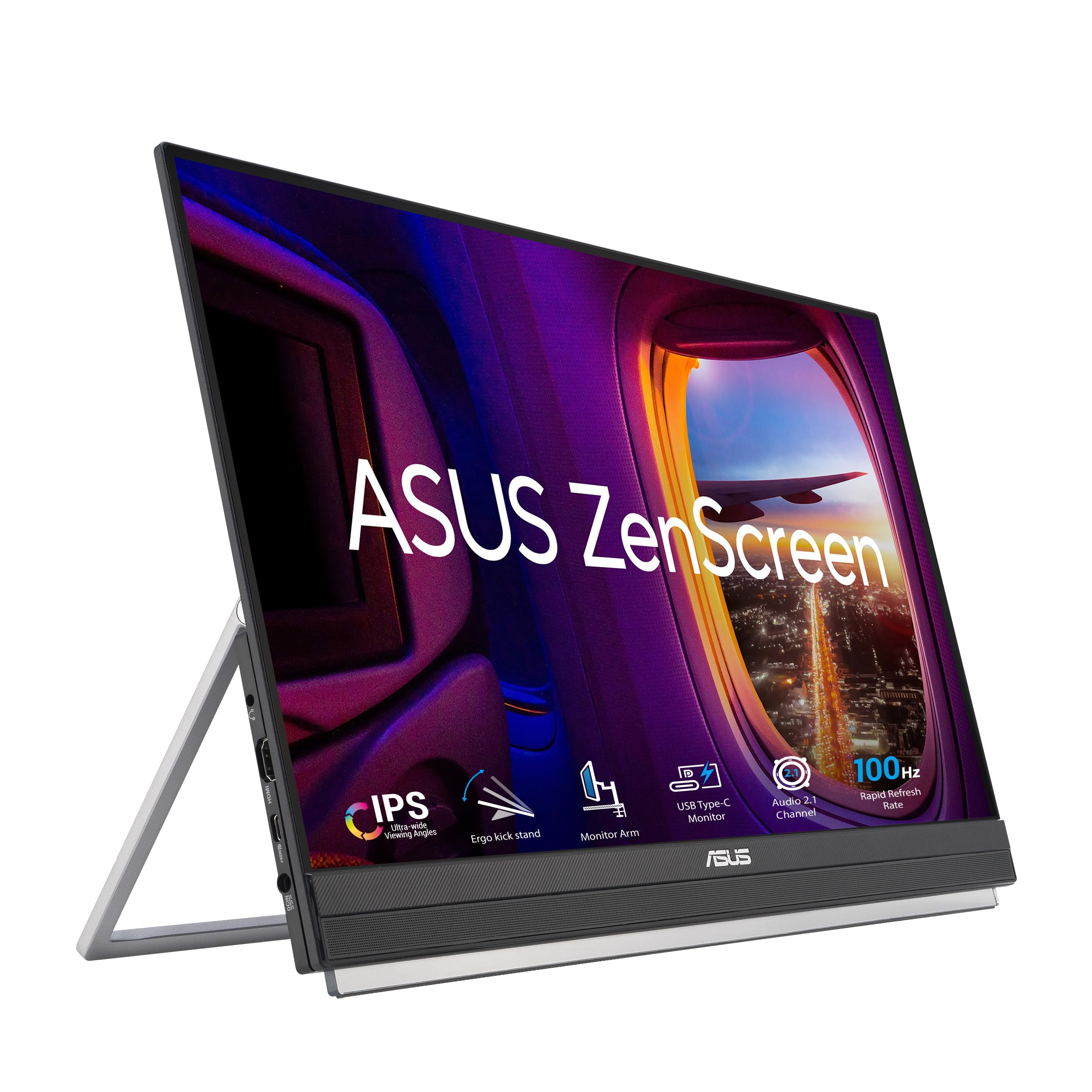 ASUS ZenScreen 22” 1080P Portable Monitor, 