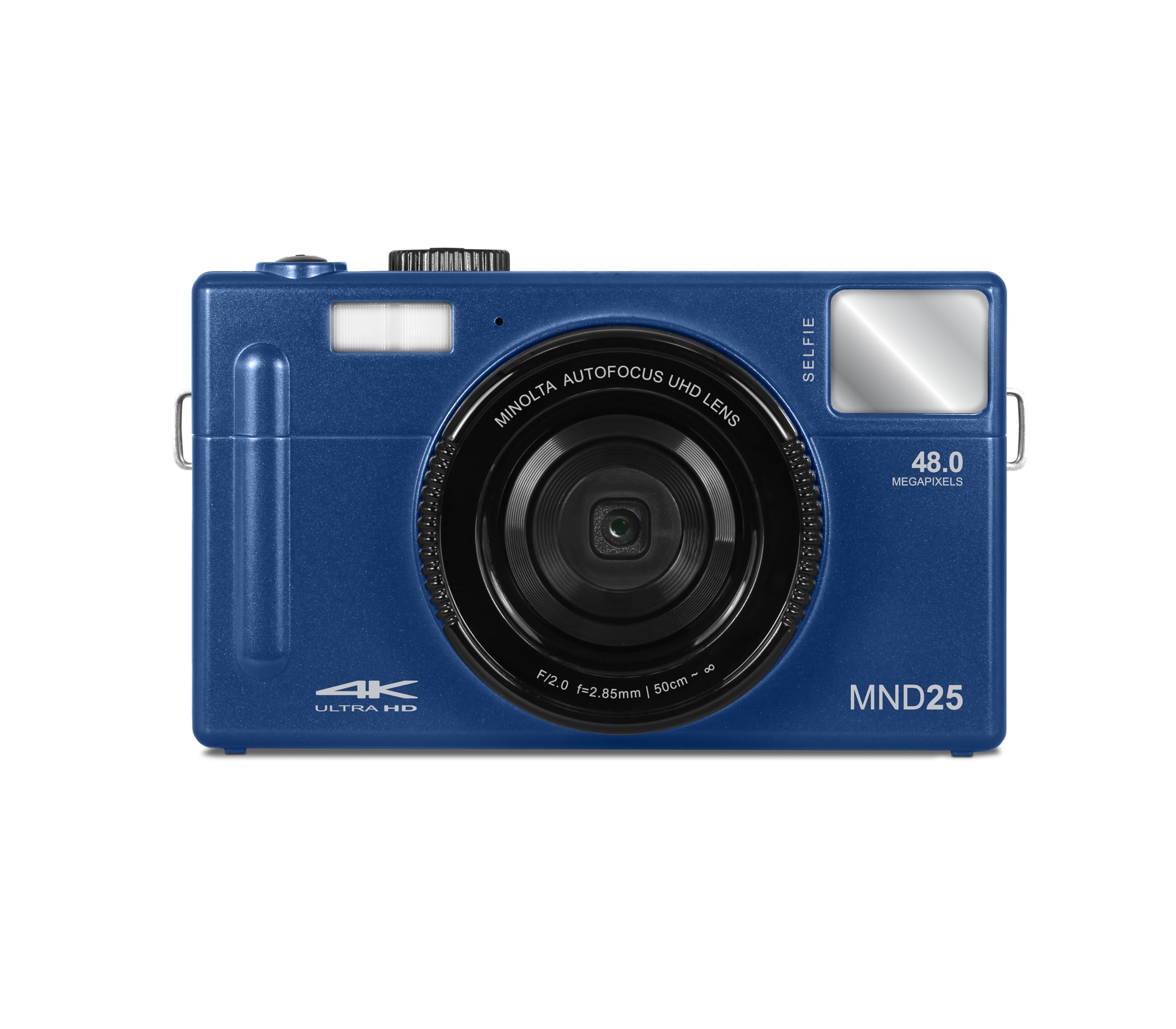 Minolta 48MP Autofocus Digital Camera (3.0-inch, Blue)