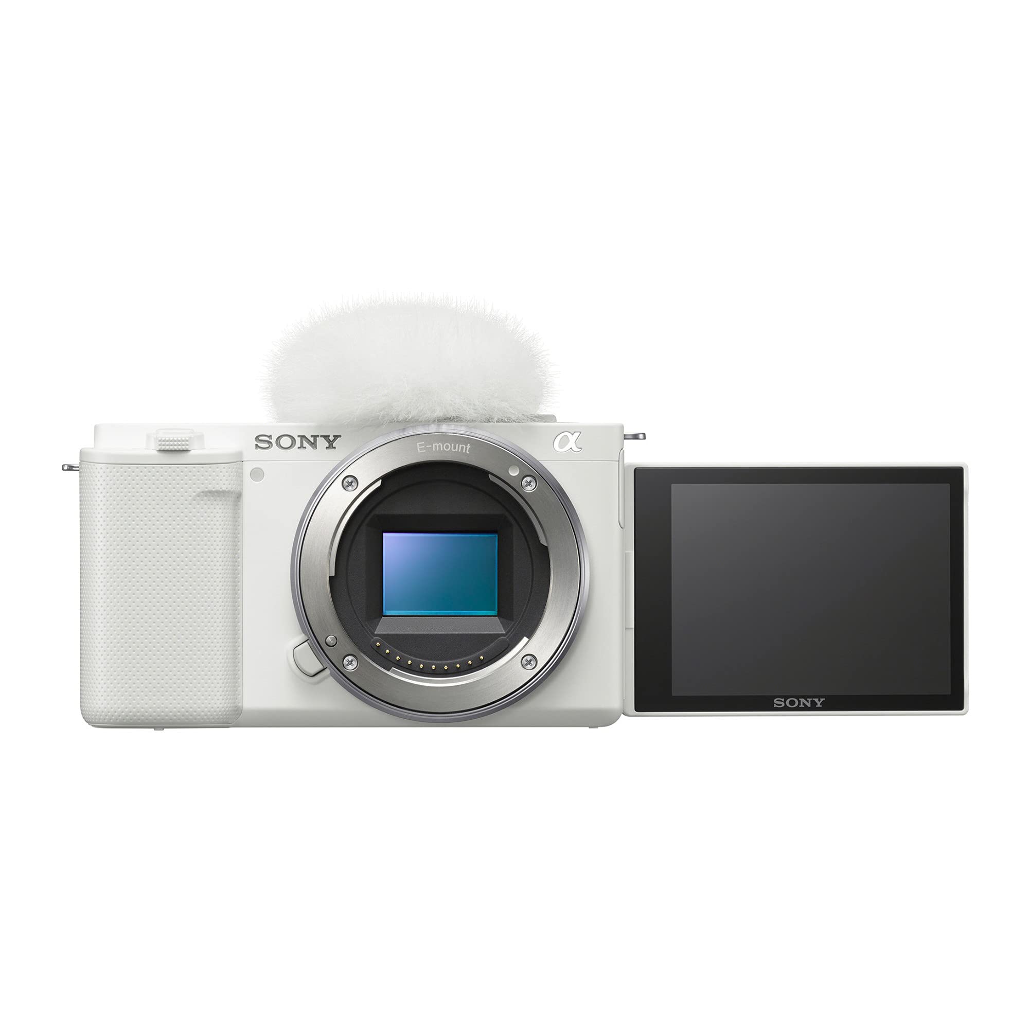 Sony Alpha ZV-E10 - APS-C Interchangeable Lens (2.53-inch, White)