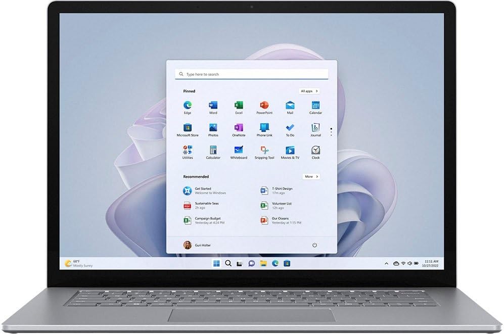 Microsoft 5 i7 Platinum (15-inch, 8GB/256GB)