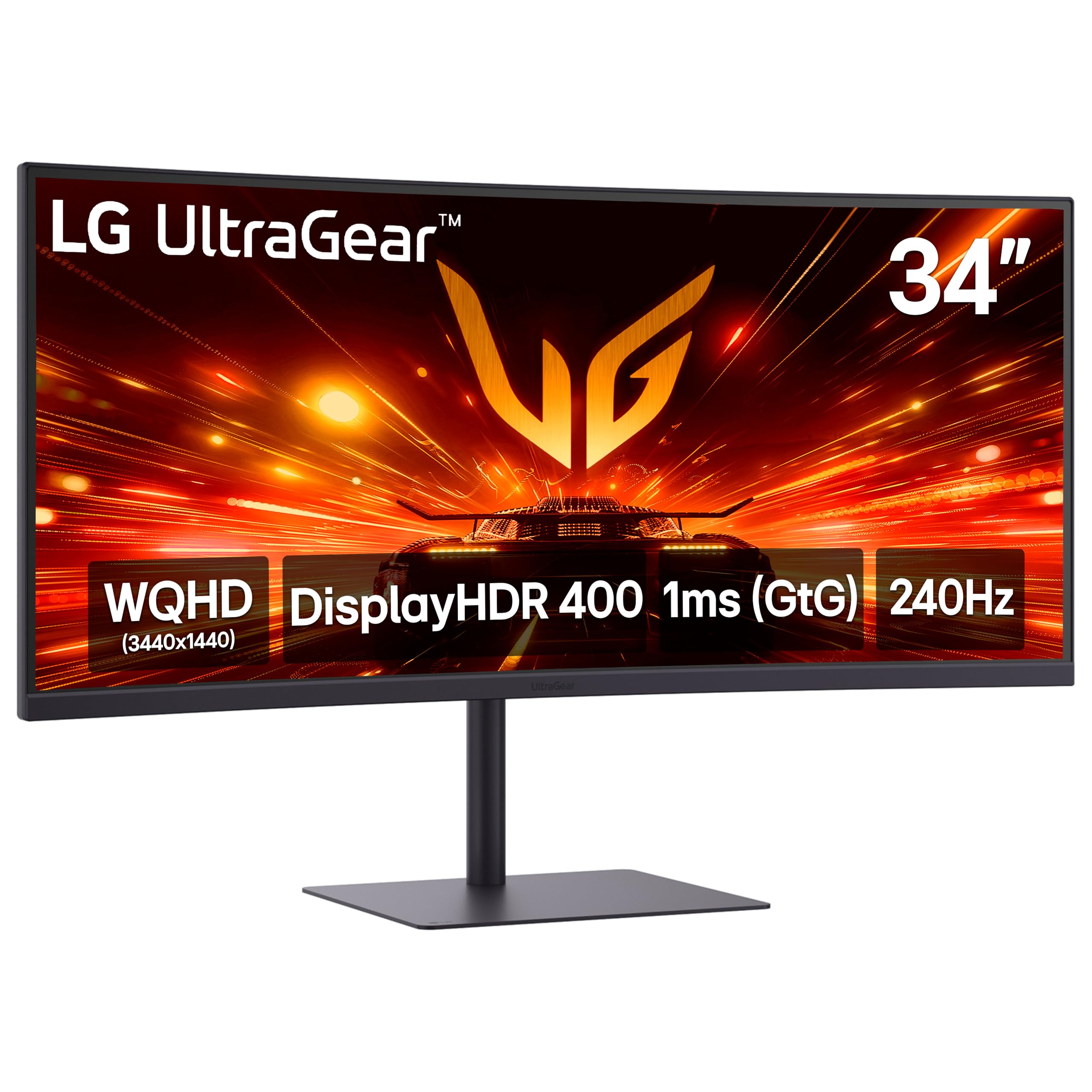 LG 34G630A-B Ultragear WQHD Curved Gaming Monitor