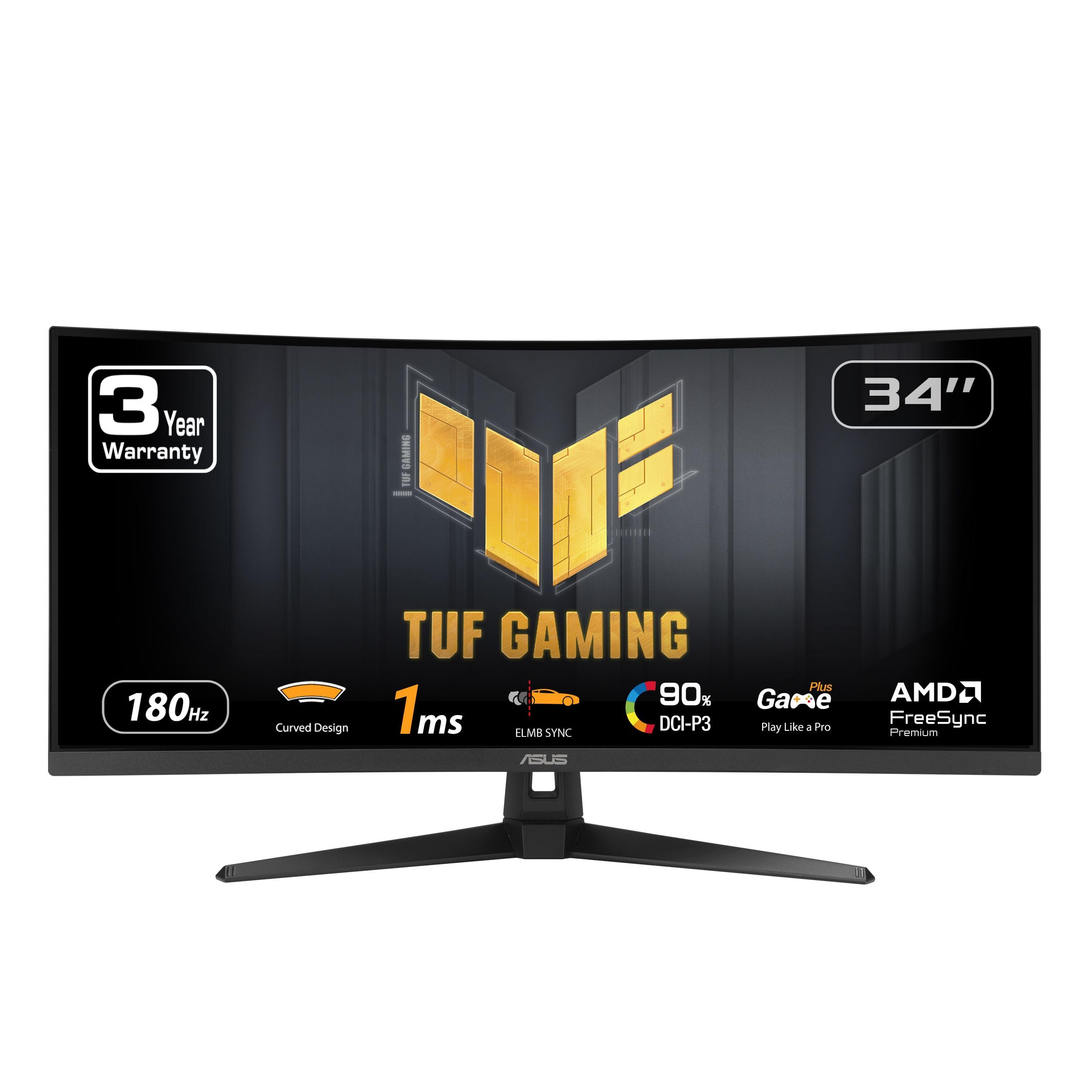 ASUS TUF Gaming 34” Ultra-Wide Curved Monitor