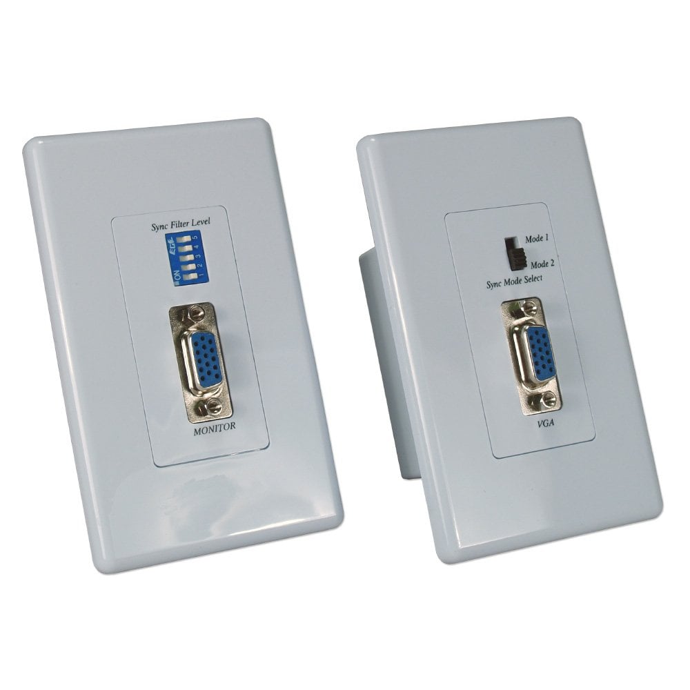 Qvs 100 Meter VGA/qxga Extender Wallplate Kit