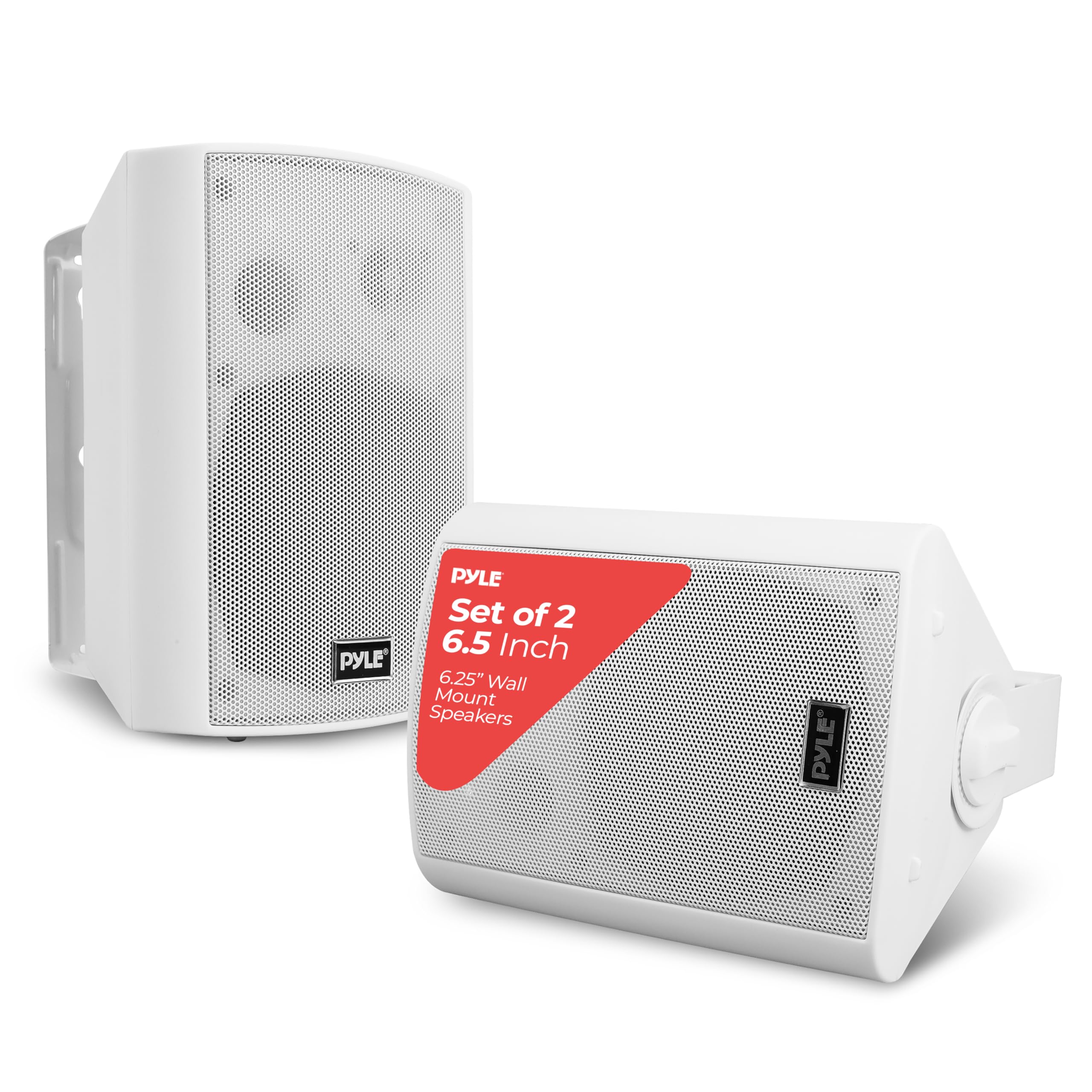 Pyle 6.5'' Marine Grade Waterproof Bluetooth Speakers