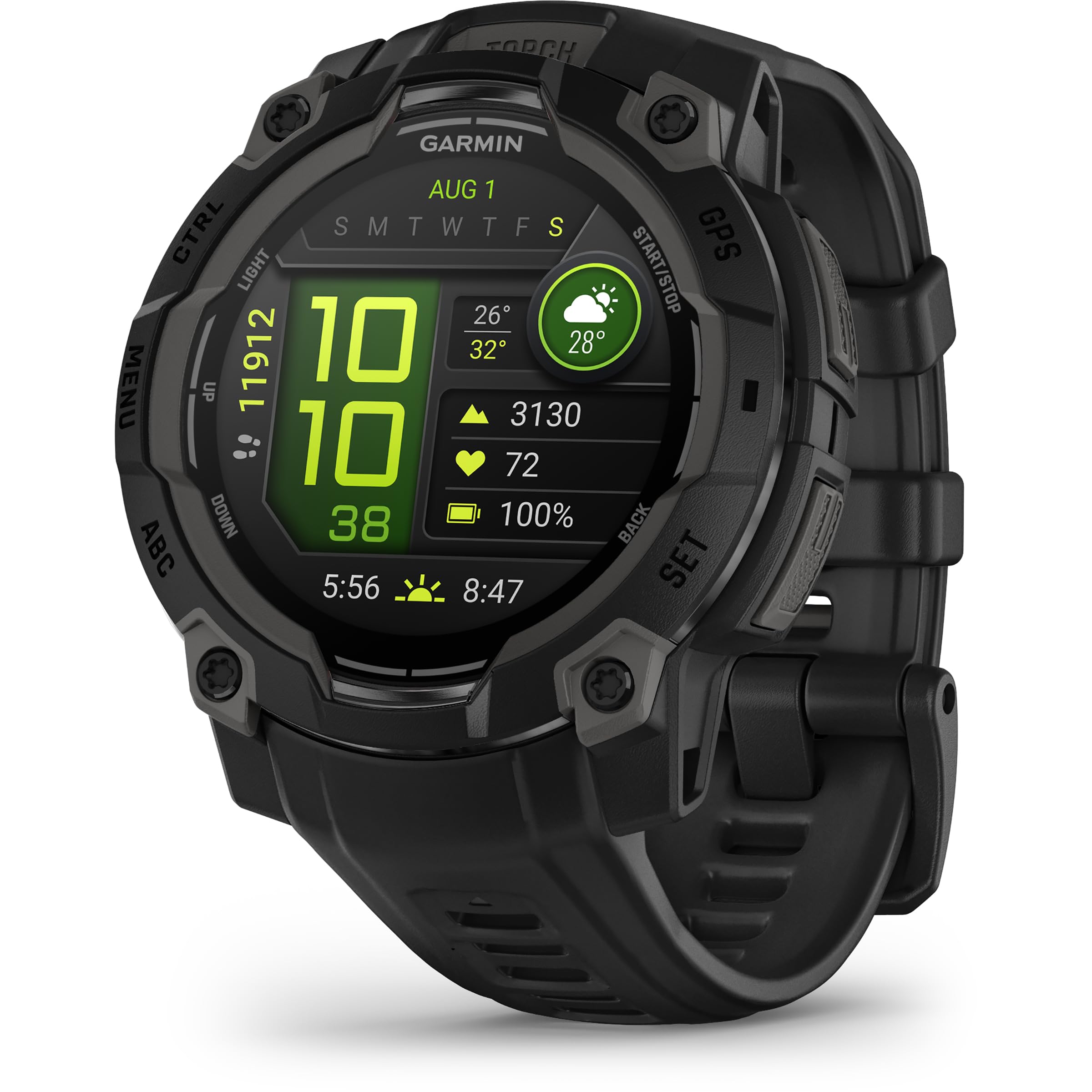 Garmin Instinct 3 50mm, AMOLED Display, Rugged