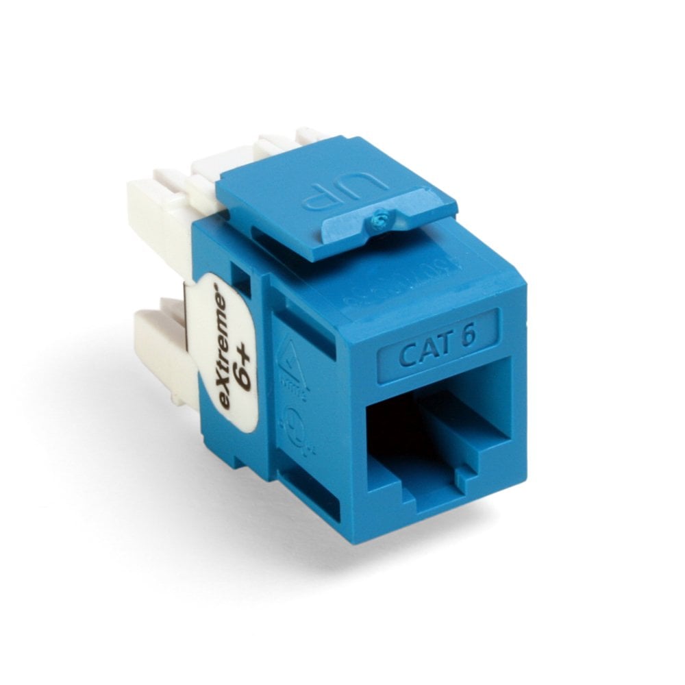 Leviton Extreme 6+ QuickPort Connector, CAT 6