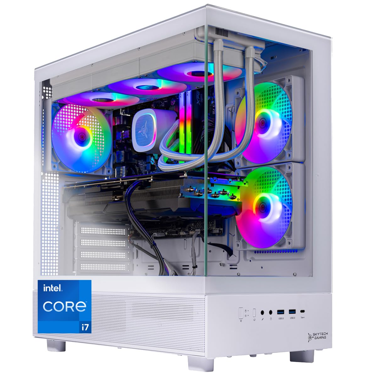 Skytech Gaming Azure 3 Desktop PC, Intel