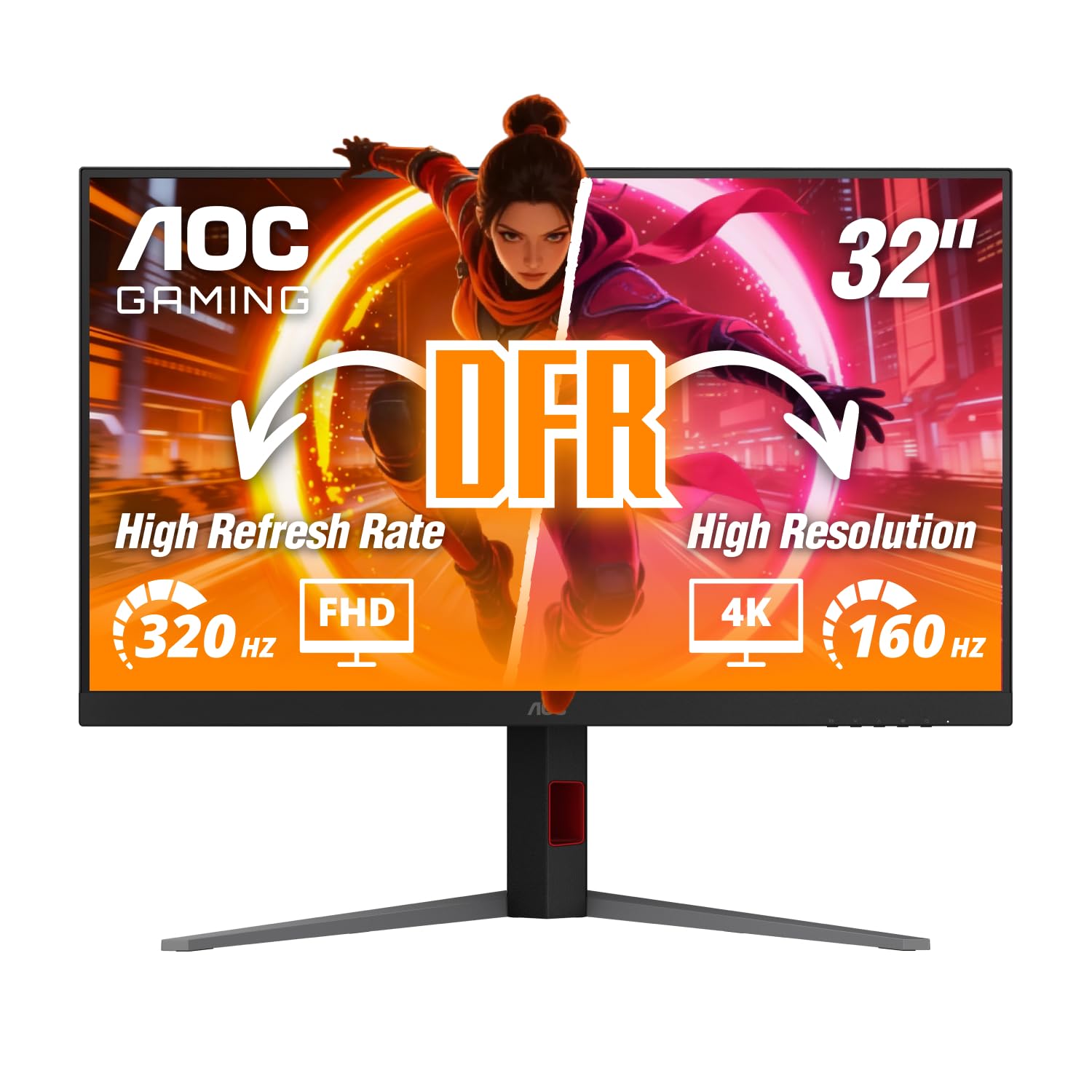 AOC 32 4K Gaming Monitor, UHD 3840x2160