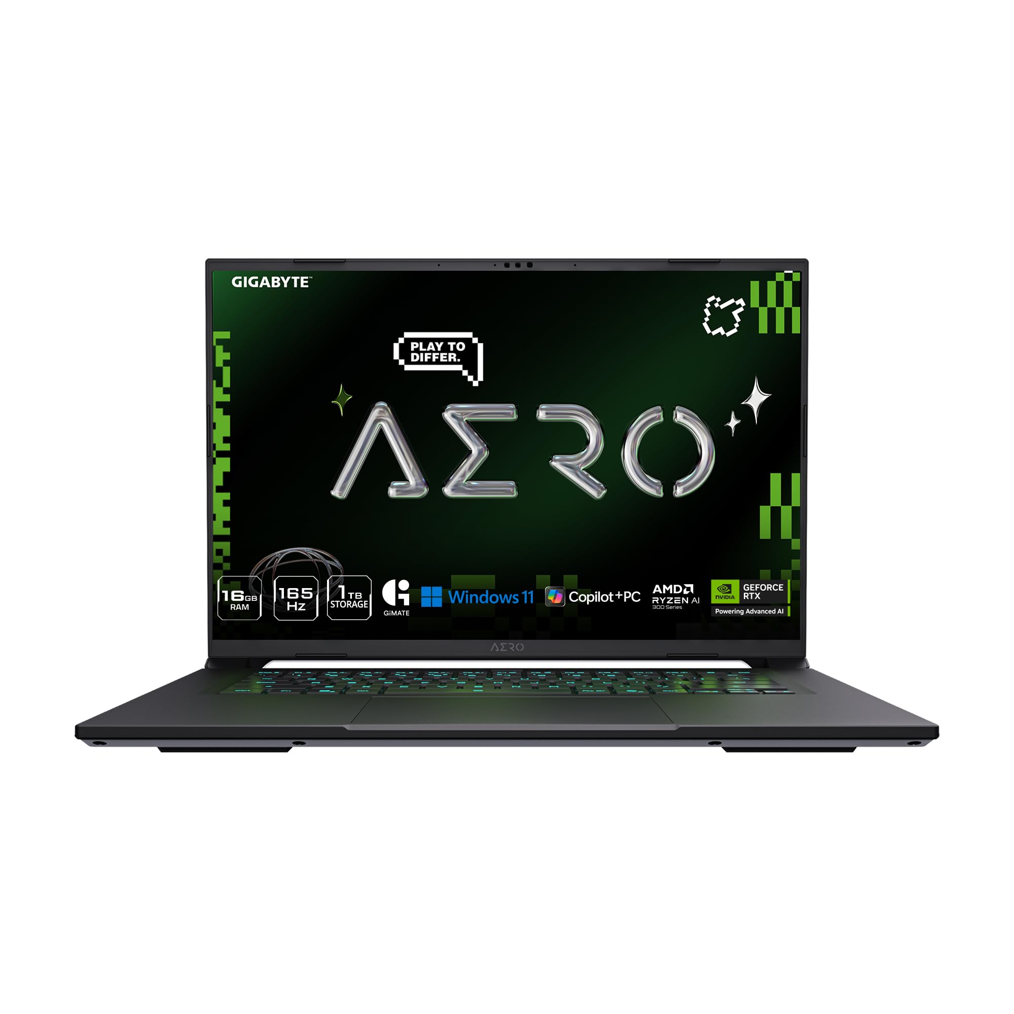 GIGABYTE AERO X16; Copilot+ PC - 165Hz