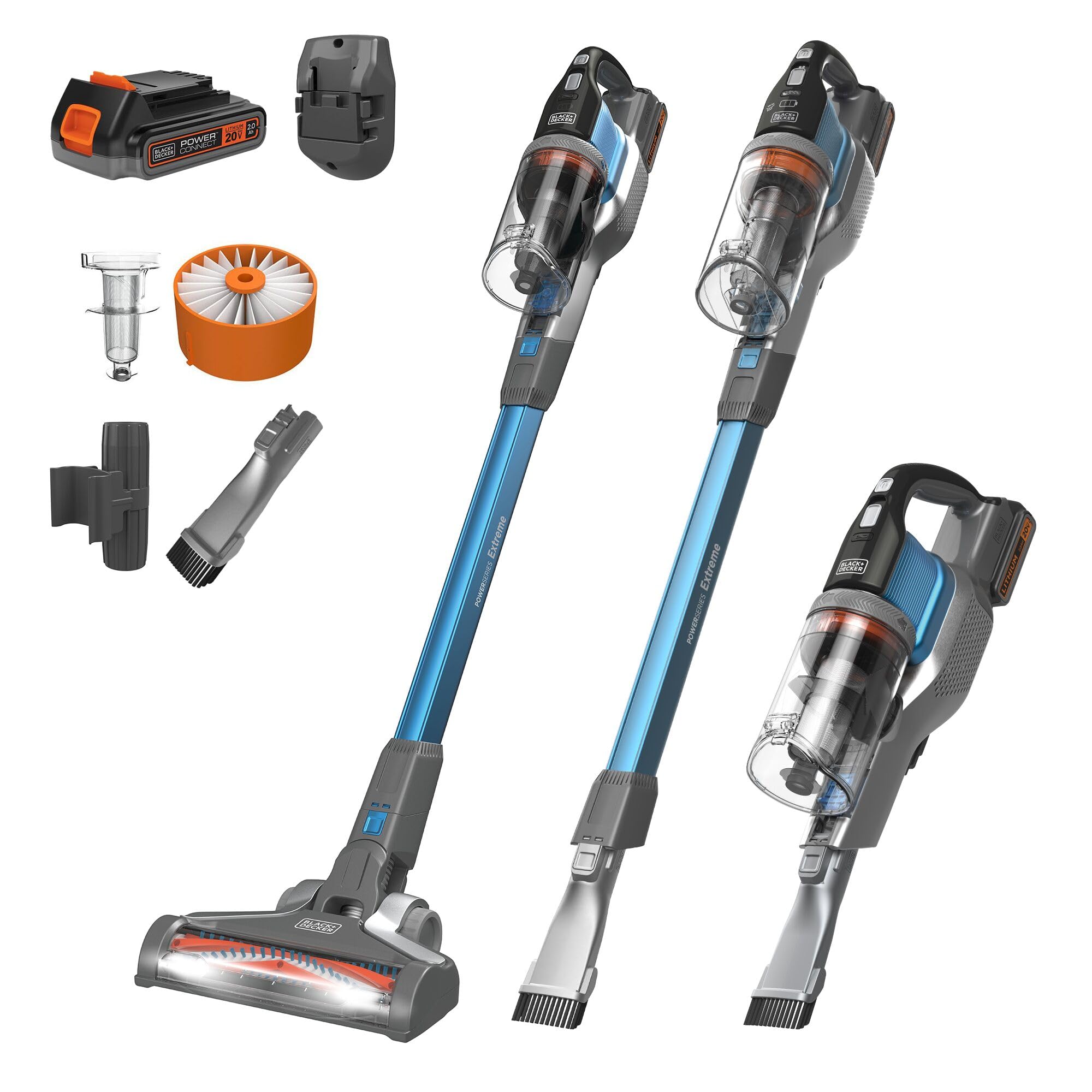 BLACK+DECKER Cordless Vacuum, Powerseries Extreme, Stick Vacuum