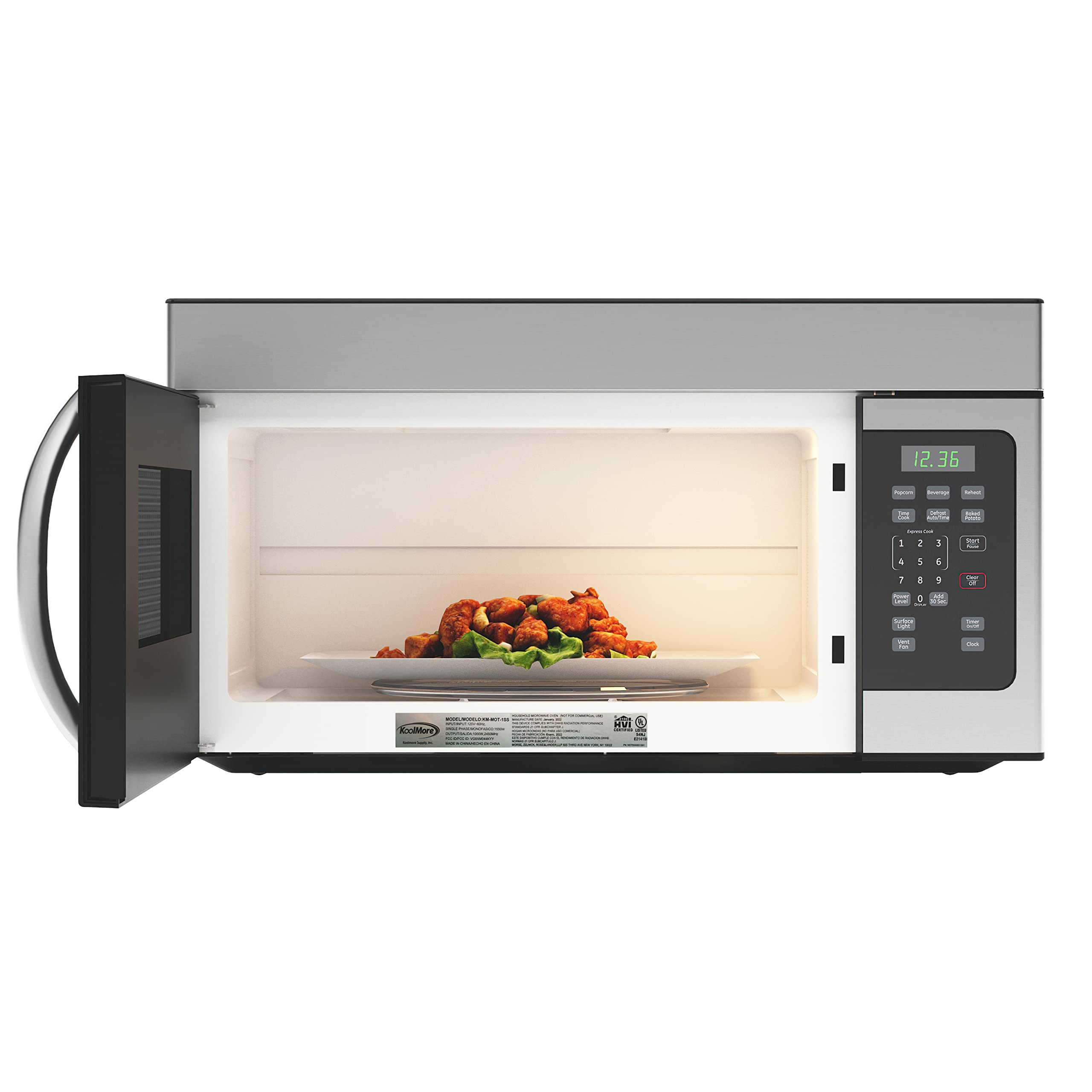 KoolMore 1.6 Cu. Ft. Over Range Microwave
