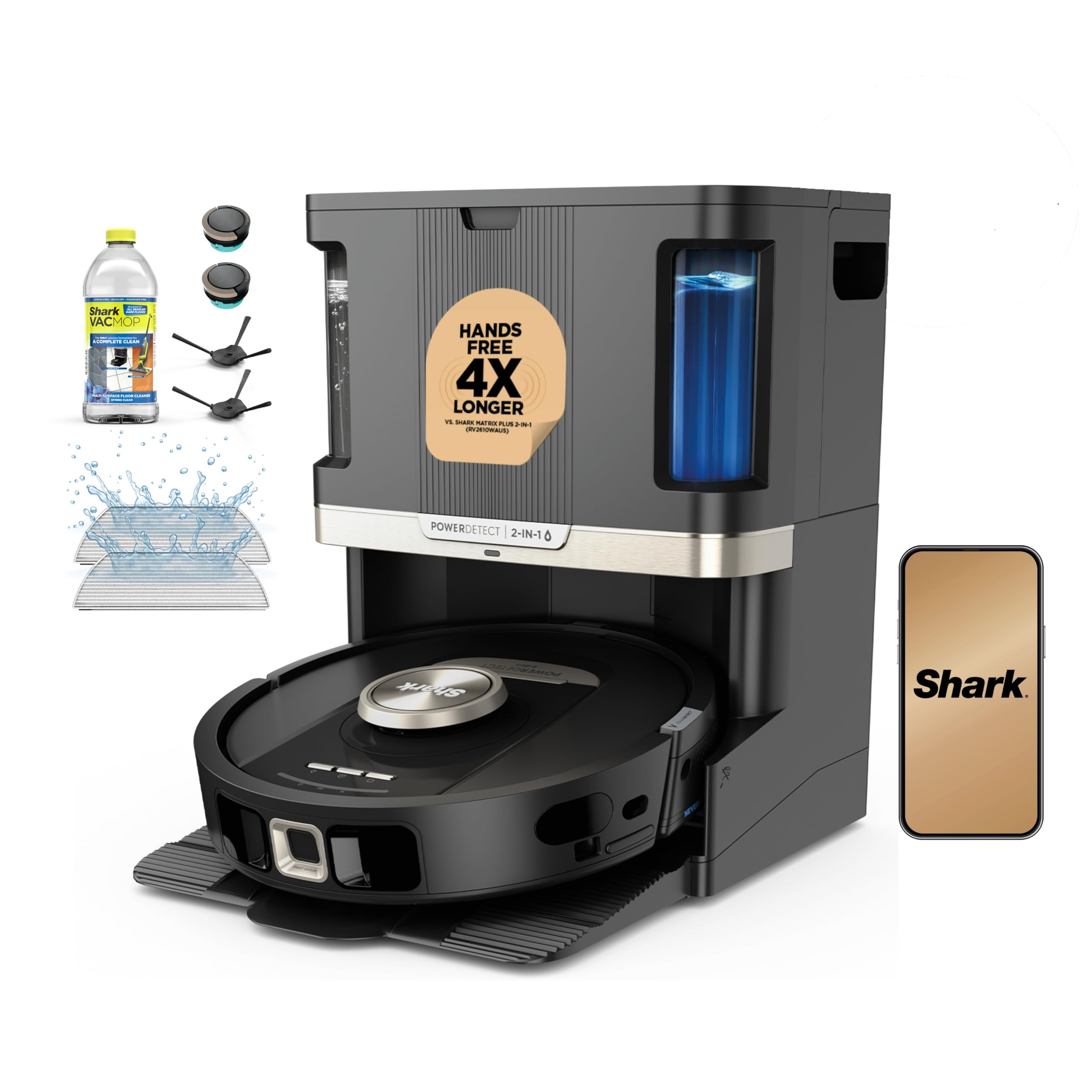 Shark Robot Vacuum & Mop Combo, PowerDetect