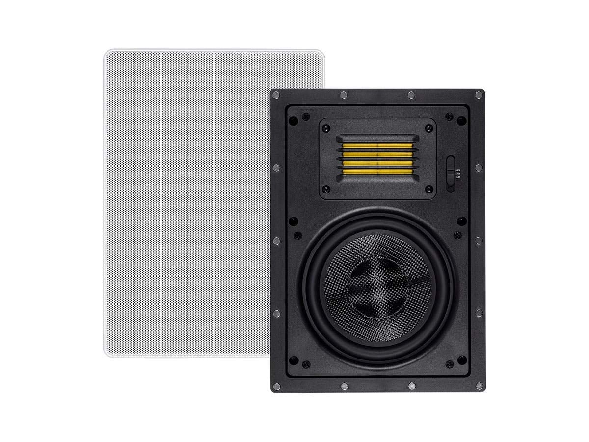 Monoprice 2-Way Carbon Fiber In-Wall Speakers 6.5