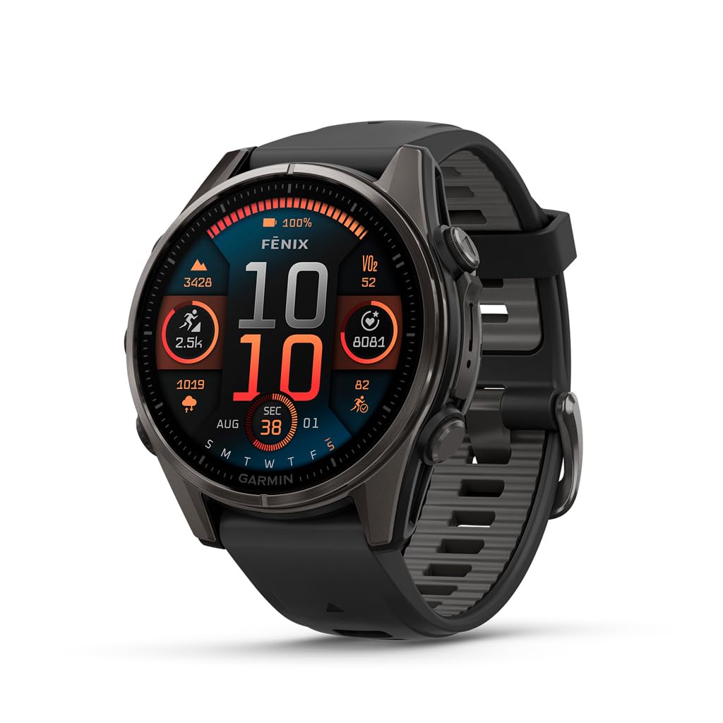 Garmin fēnix® 8, 43mm, AMOLED, Sapphire