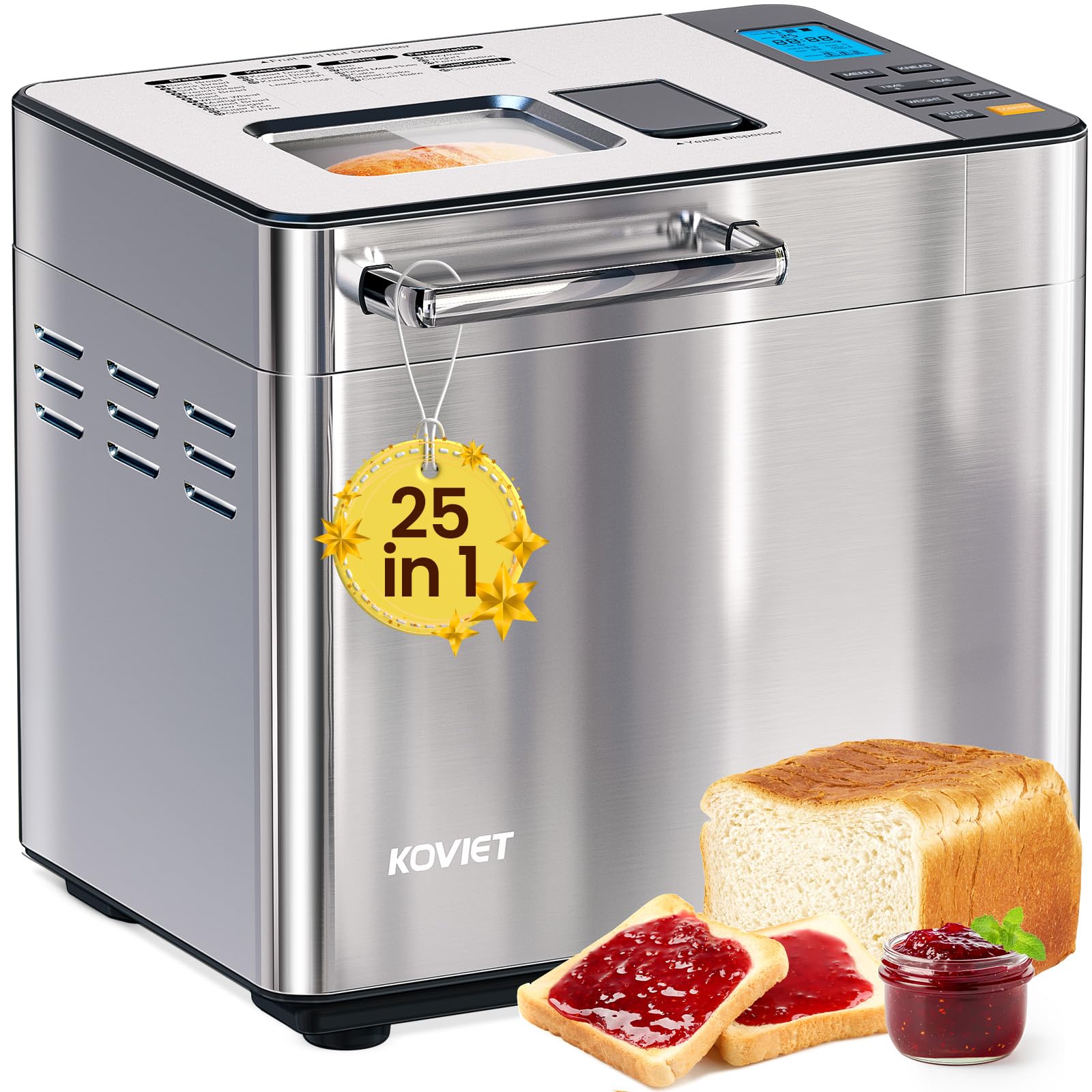 KOVIET 25-in-1 Bread Maker Machine