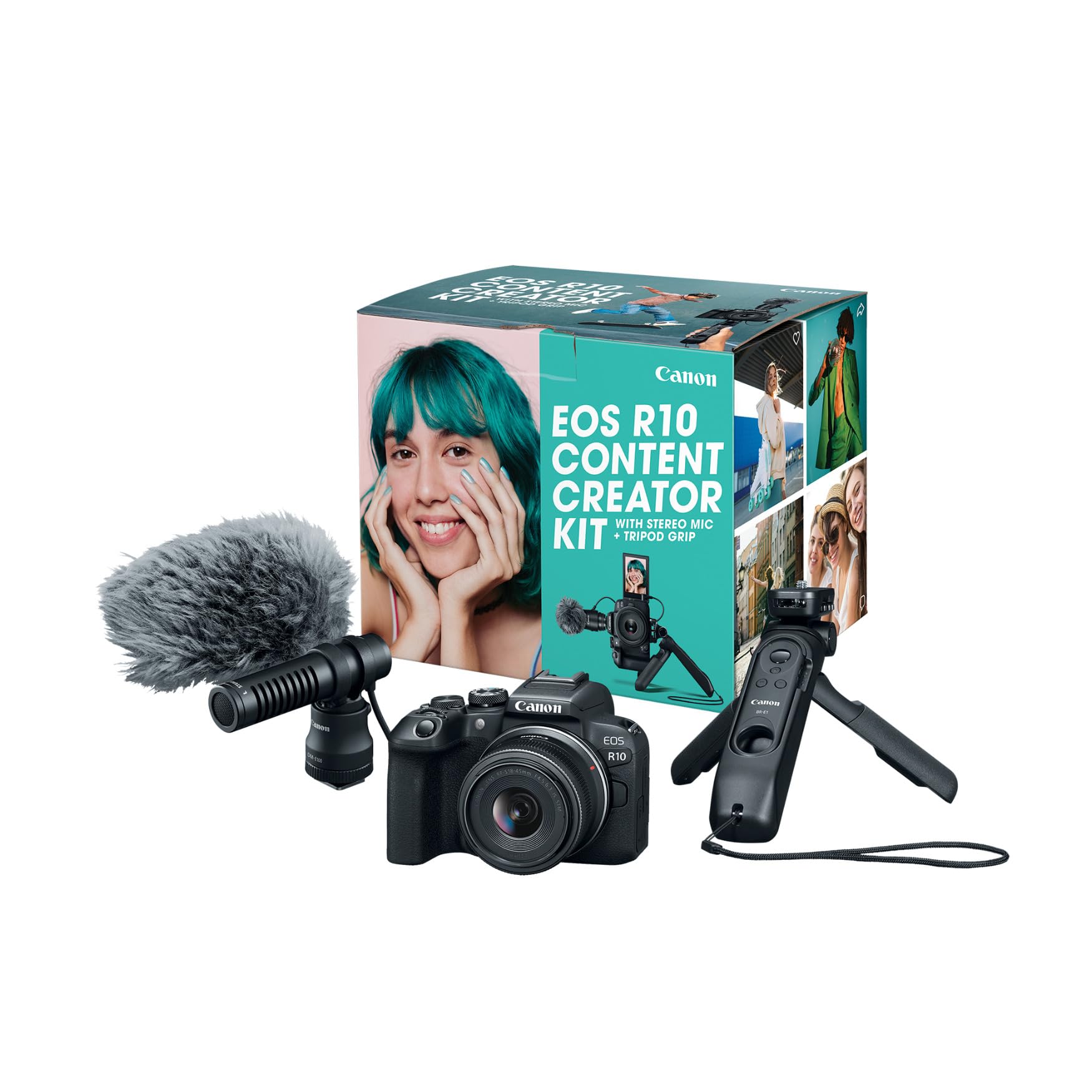Canon EOS R10 Content Creator Kit, Mirrorless