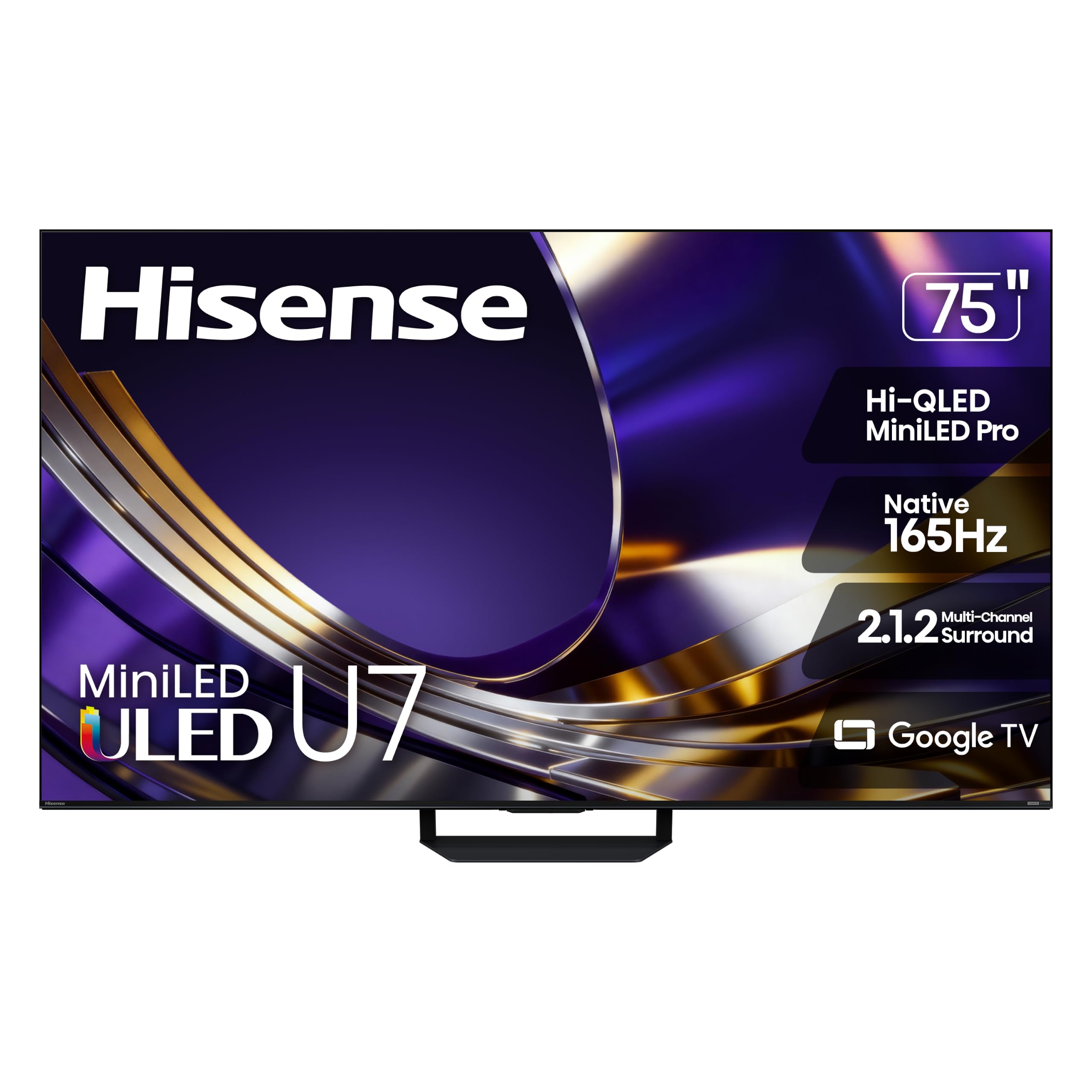 Hisense 75-inch U7 Mini-LED ULED 4K UHD