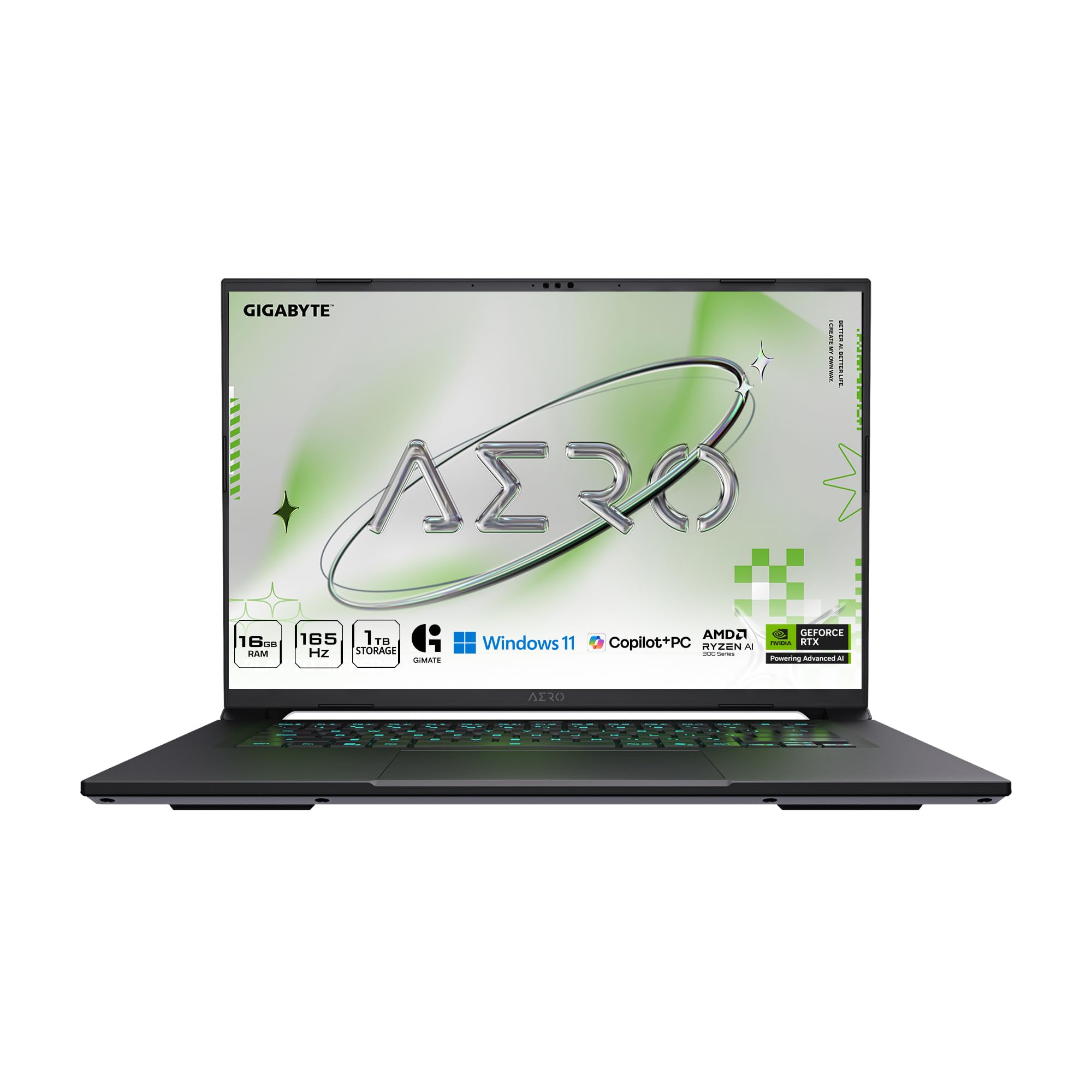 GIGABYTE AERO X16; Copilot+ PC - 165Hz