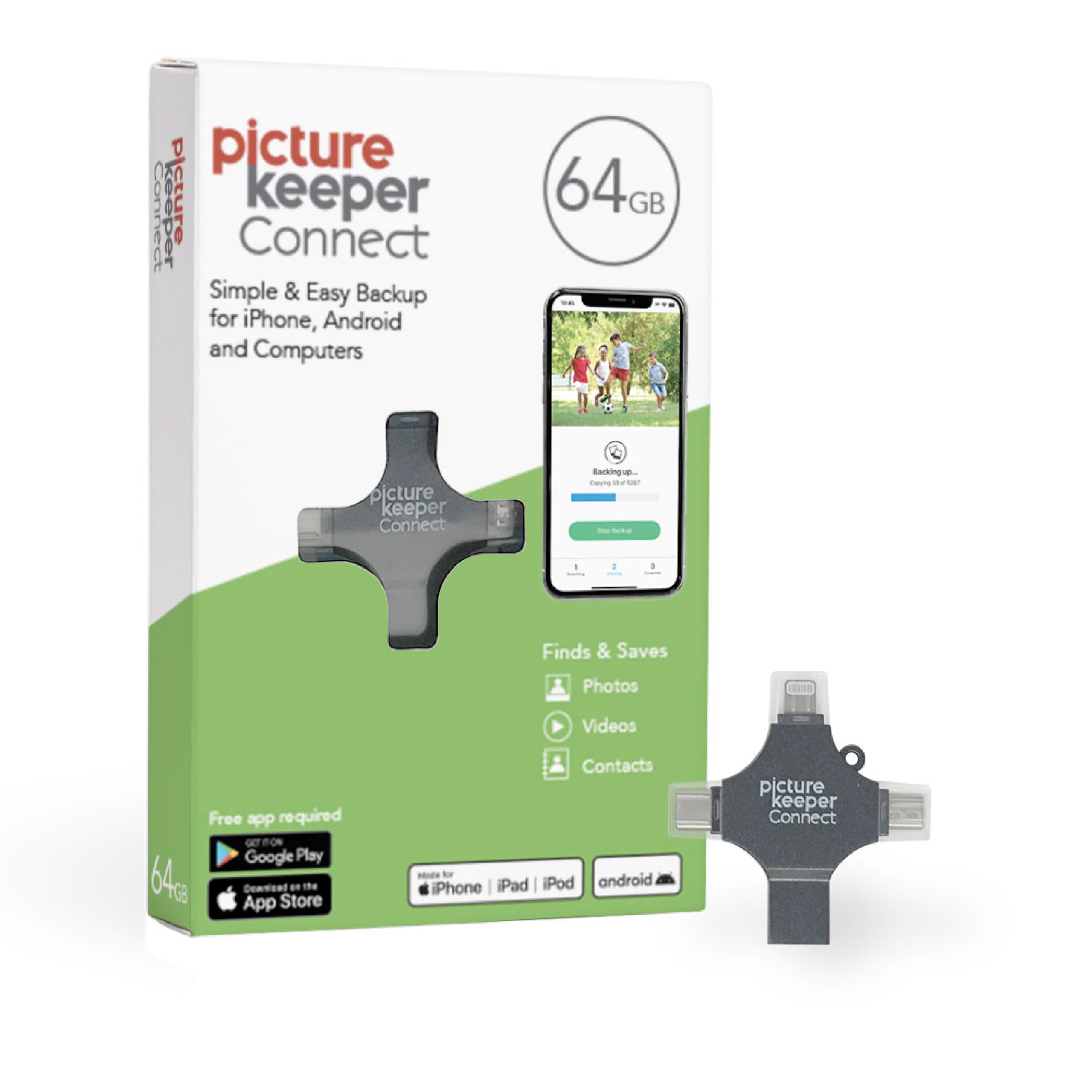 Picture Keeper Connect (64GB/64GB, Silver)