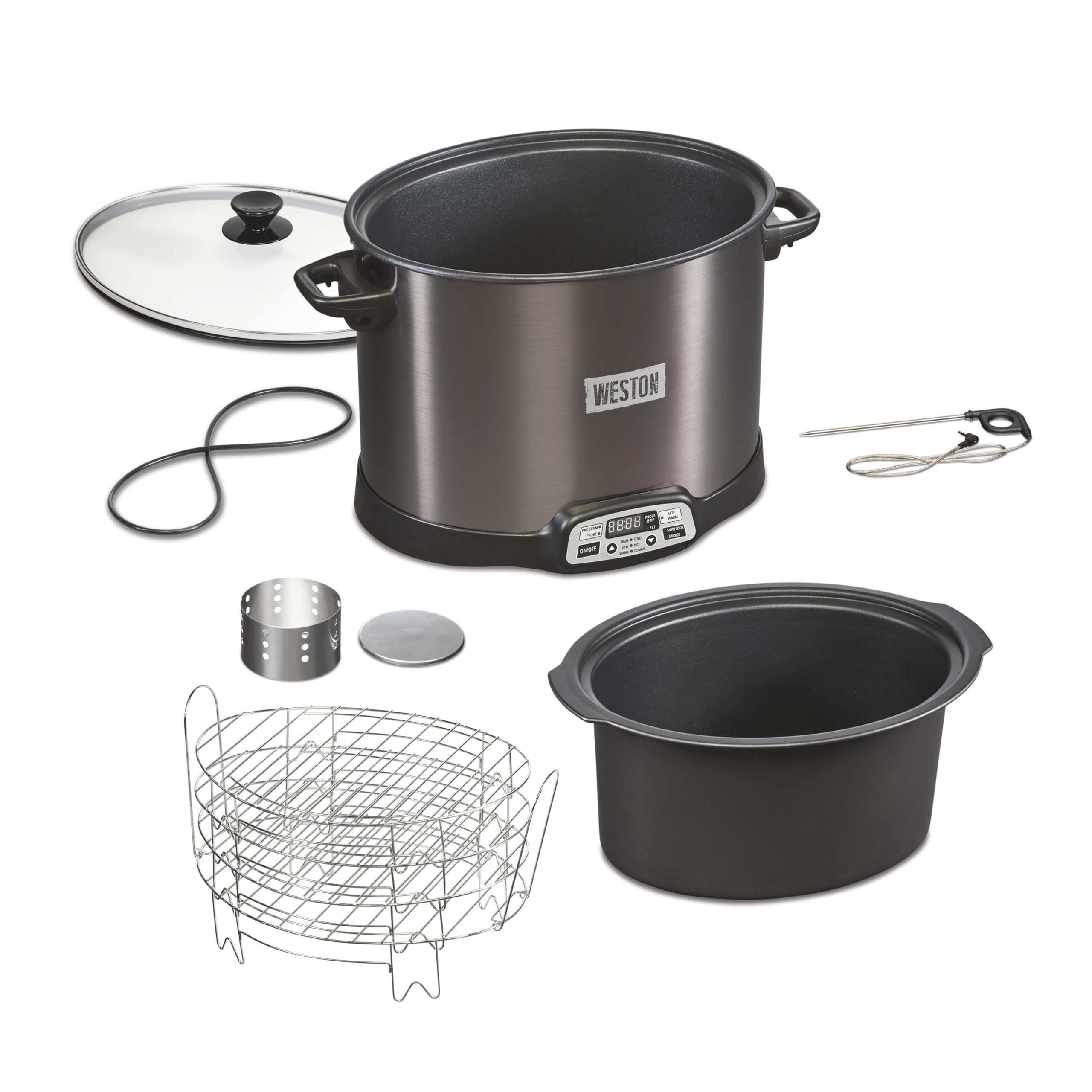 WESTON BRANDS 2-in-1 XL Programmable Slow Cooker