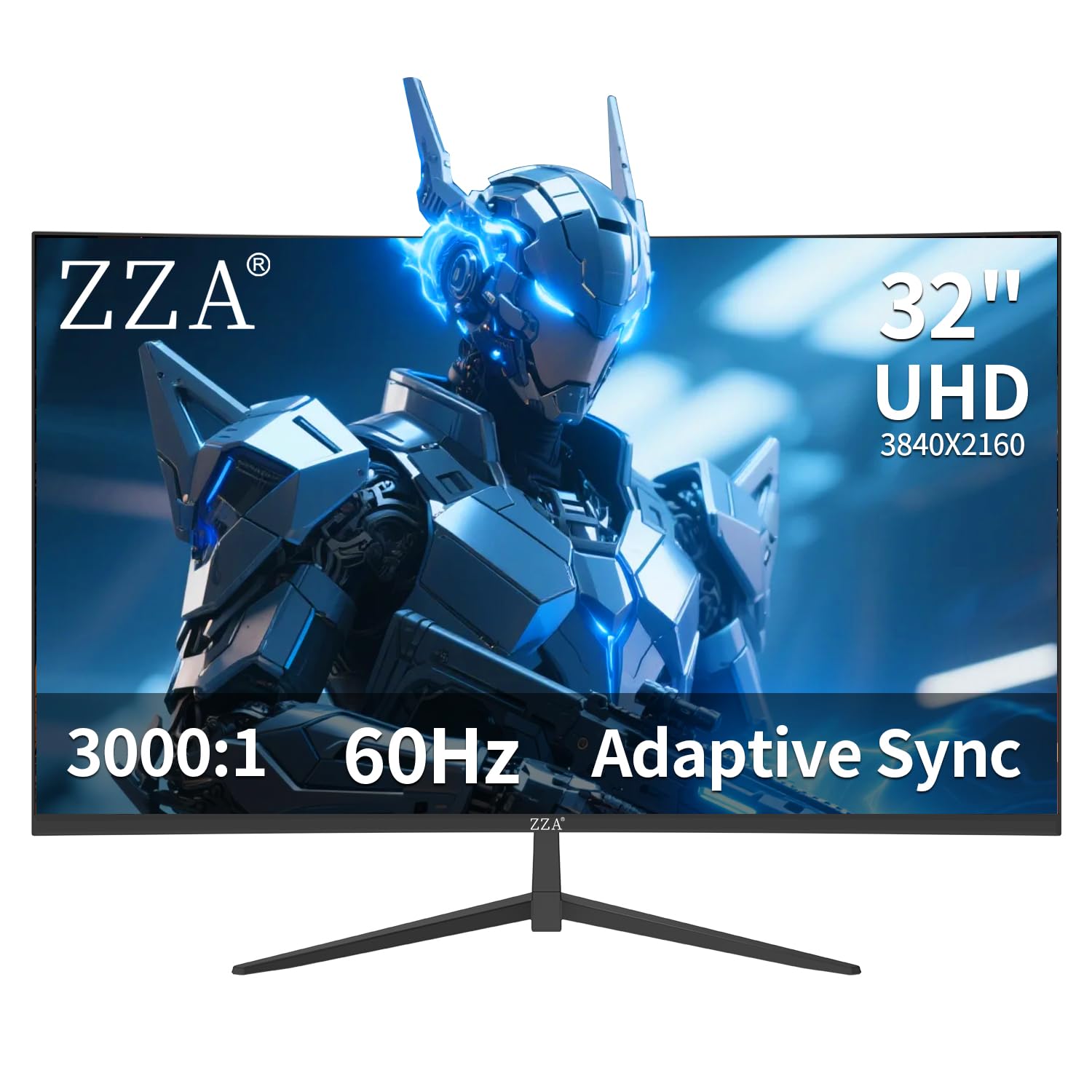 ZZA 32 Curved Monitor 4K UHD 3840x2160