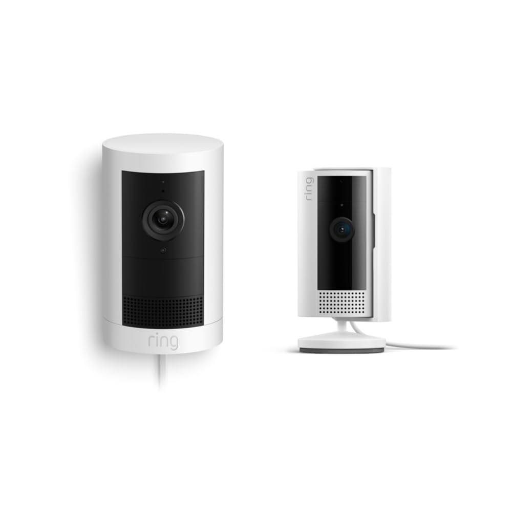 All-new Ring Outdoor Cam Plus Plug-In, White