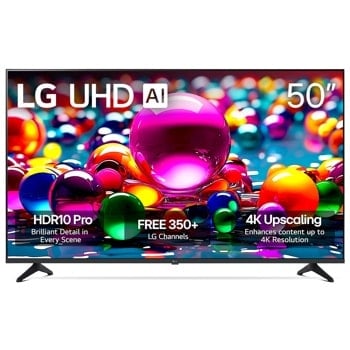 50 Class LG UHD AI UA77 4K