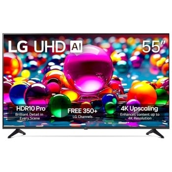 55 Class LG UHD AI UA77 4K