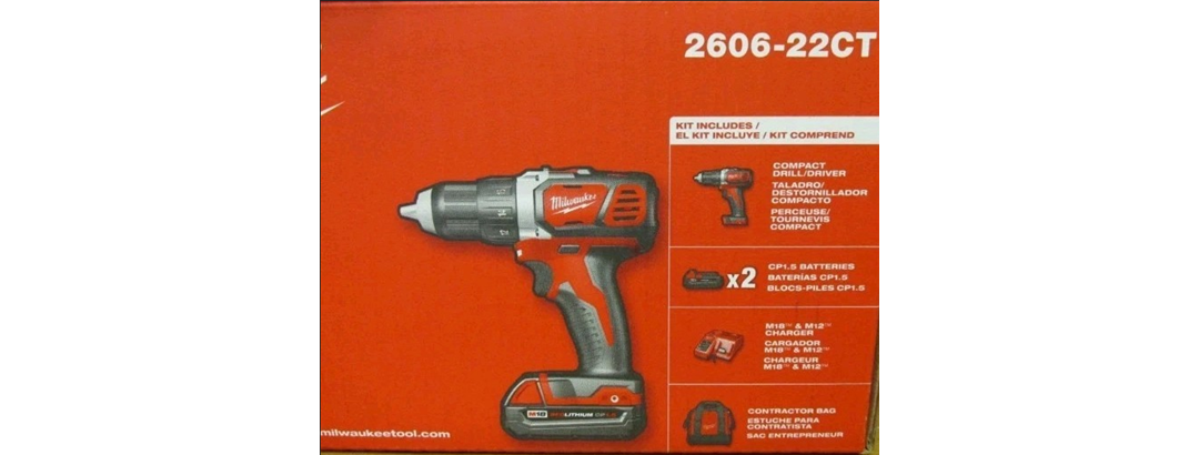Milwaukee 2606-22CT M18 Cordless Drill