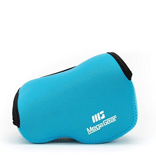MegaGear MG736 Neoprene Camera Case for Panasonic Lumix - Blue