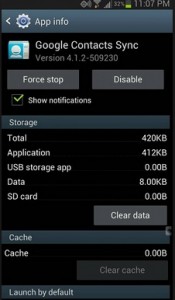 Fix Samsung Galaxy S3 Contact Manager Issue