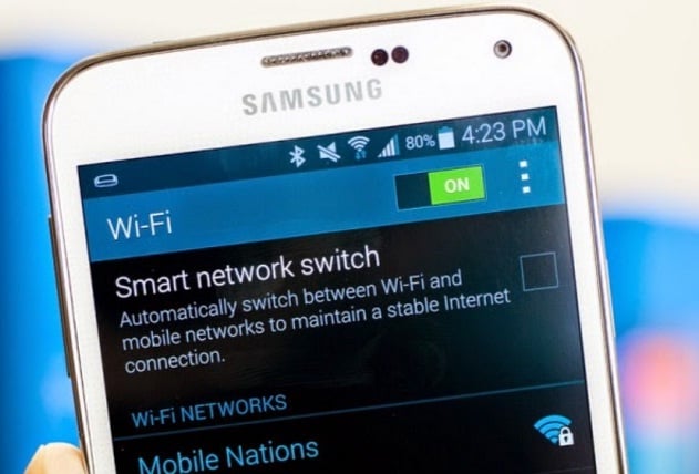 Wi-Fi Network on Galaxy S5