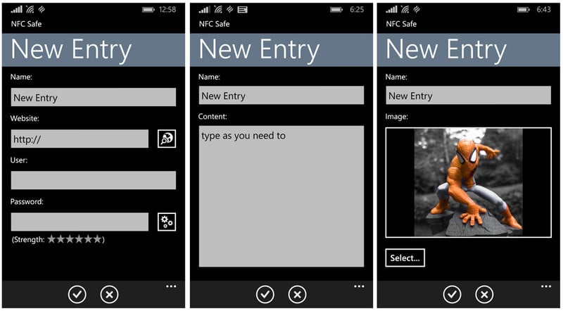 NFC_Entry in windows phone