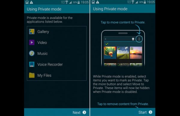 <strong>private mode on samsung galaxy s5</strong>